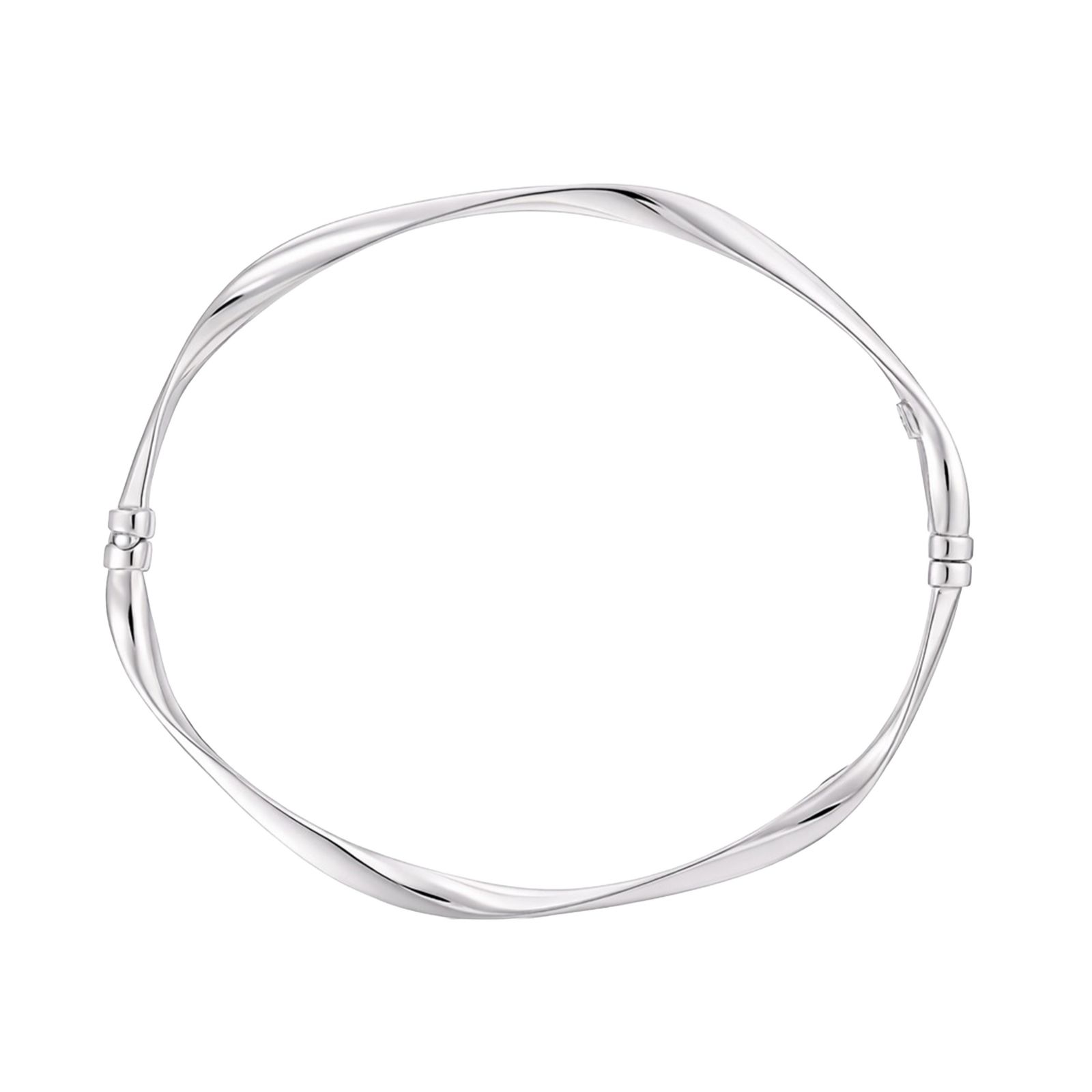 GOLD 9ct Gold Wave Bangle