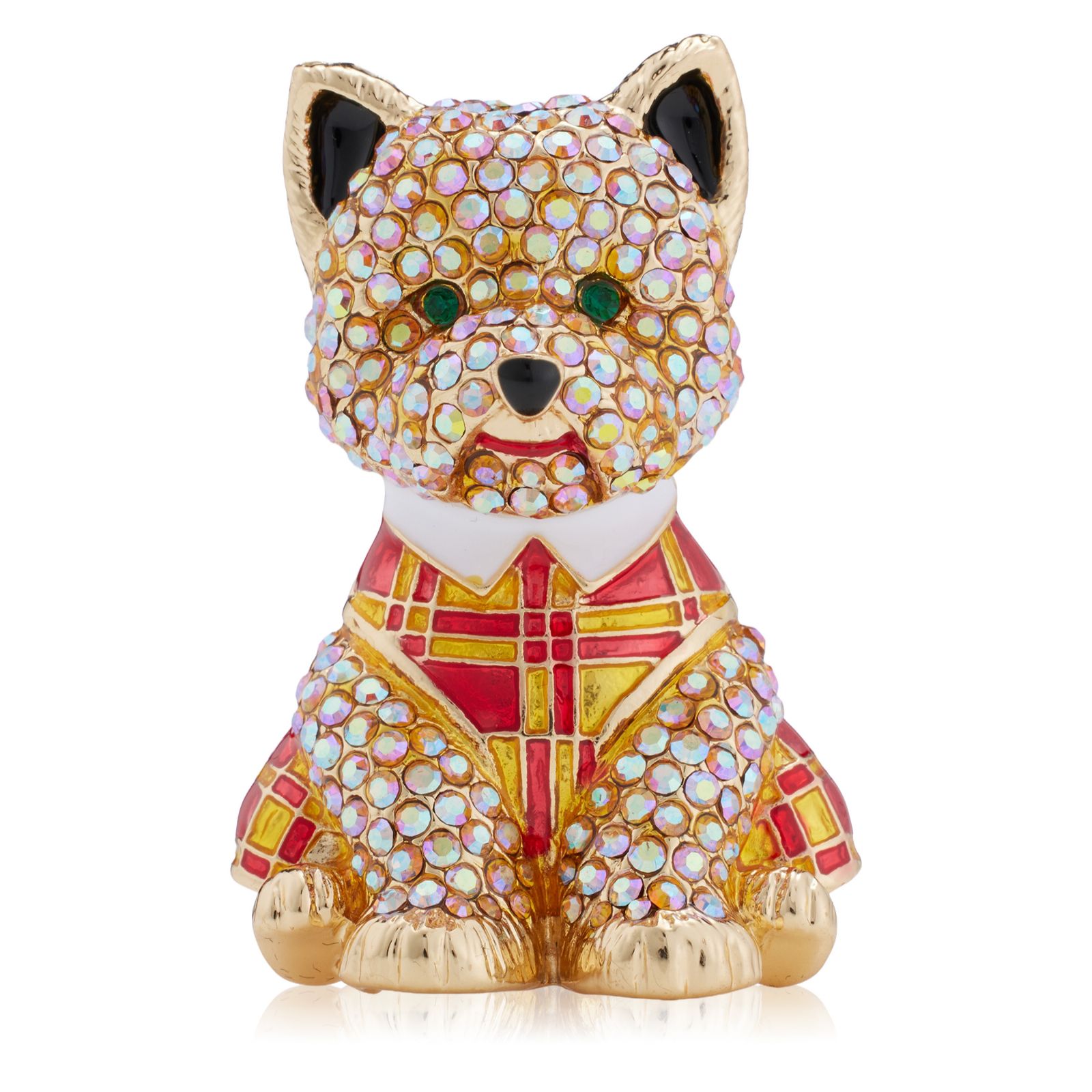 Butler & Wilson Crystal Westie Brooch