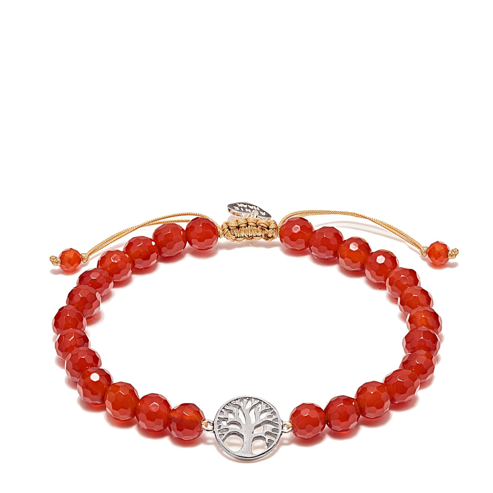 Annie Haak Tree of Life Beaded Friendship Bracelet Sterling Silver