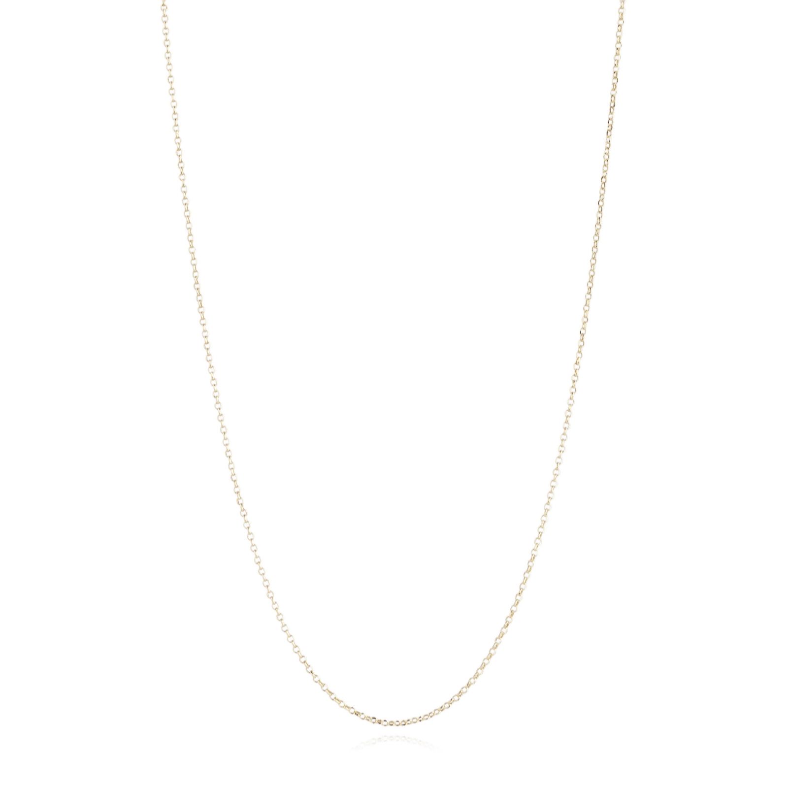 GOLD Italian Gold 9ct Belcher Necklace 0.8g