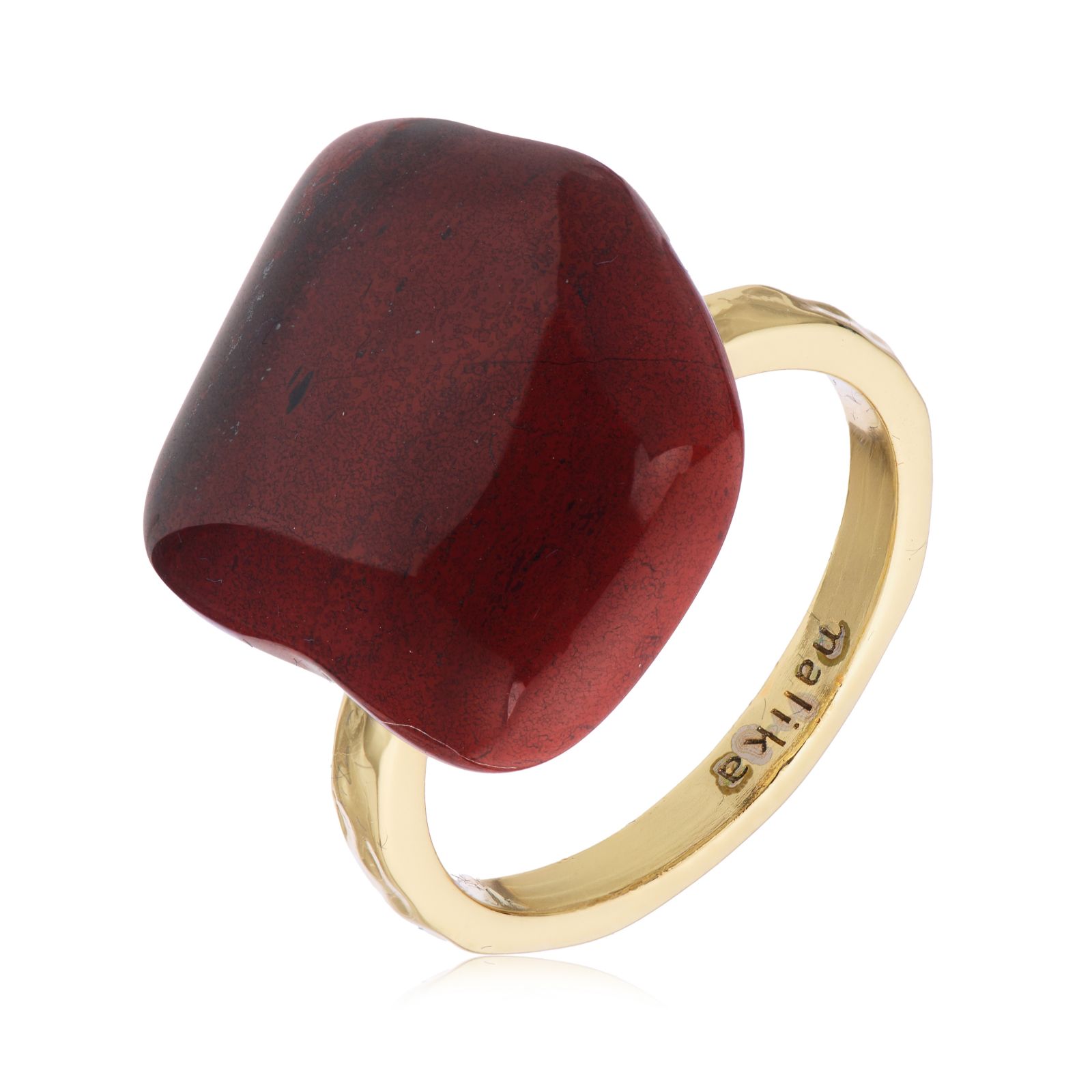 Malika Semi Precious Molten Metal Ring