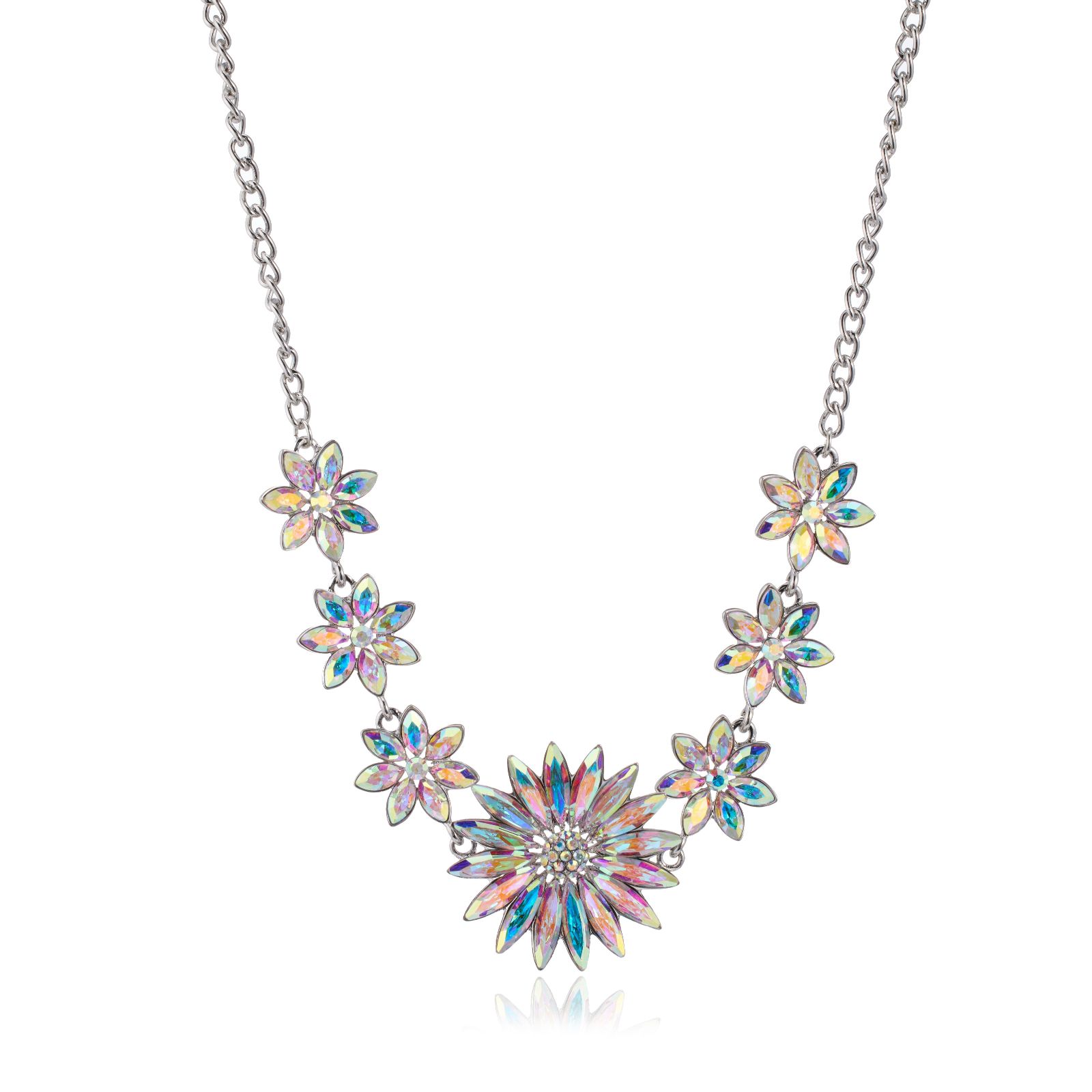 Butler & Wilson Sparkling Flower Necklace