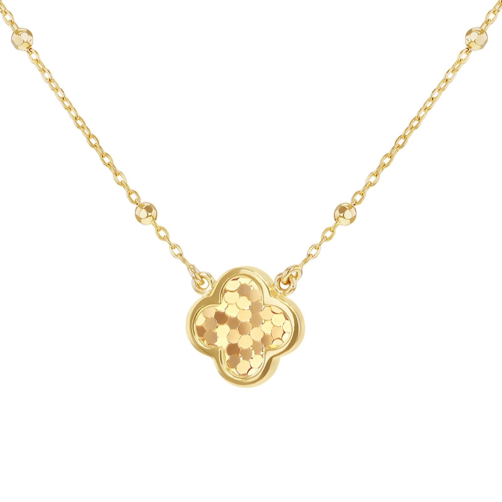  GOLD 9ct Disco Necklace 1.71g
