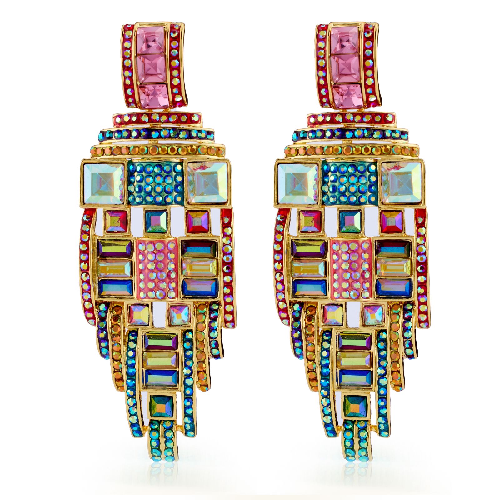 Butler & Wilson Art Deco Drop Earrings