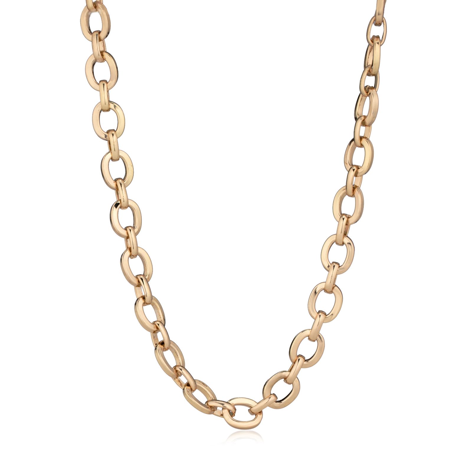 Malika Chunky Circle Link Chain Necklace