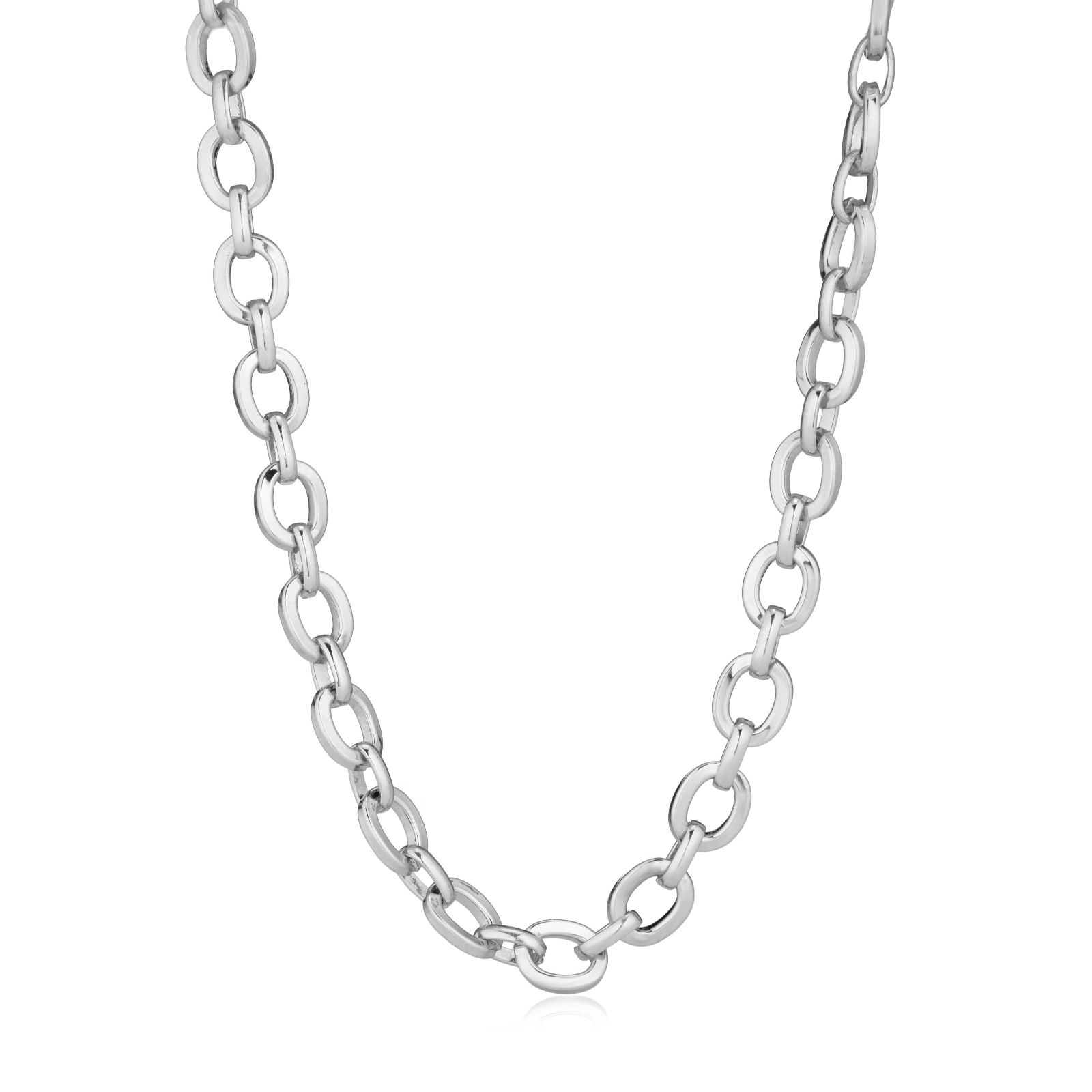 Malika Chunky Circle Link Chain Necklace