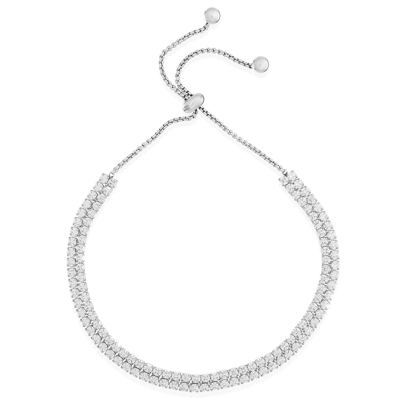 Steel by Diamonique Freindship Bracelet Stainless Steel