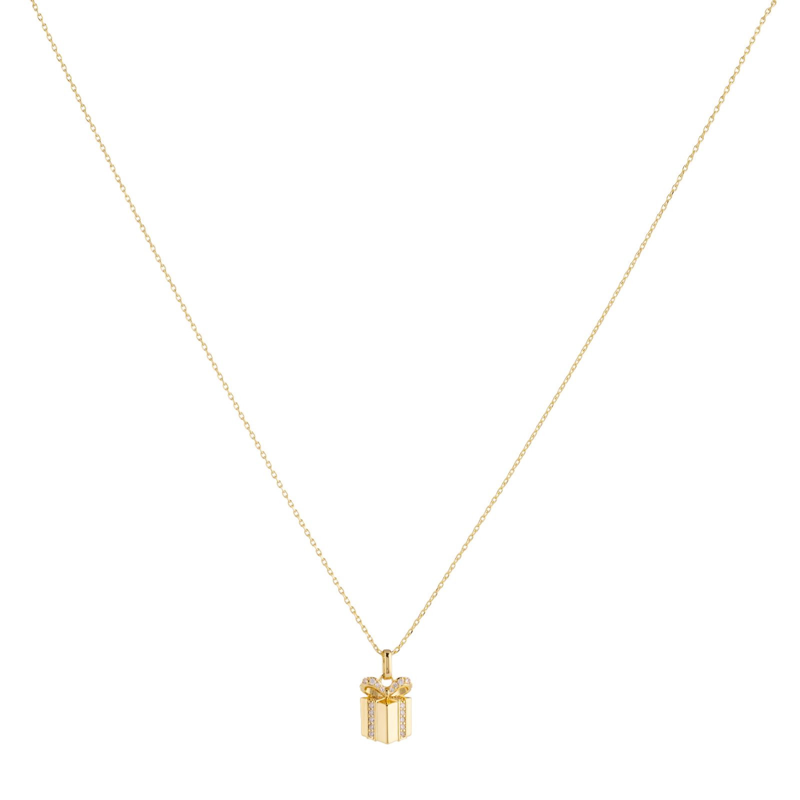 DQ Edit 0.18ct Present Pendant Necklace