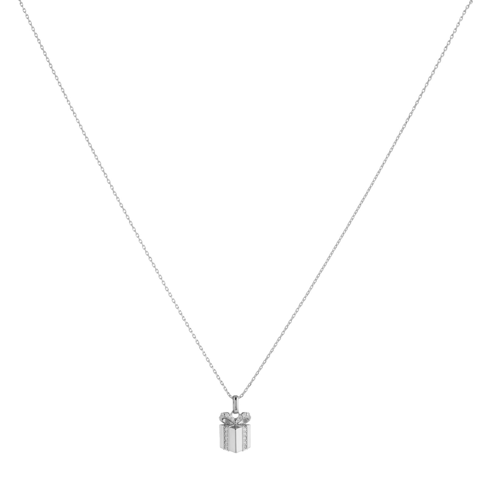 DQ Edit 0.18ct Present Pendant Necklace