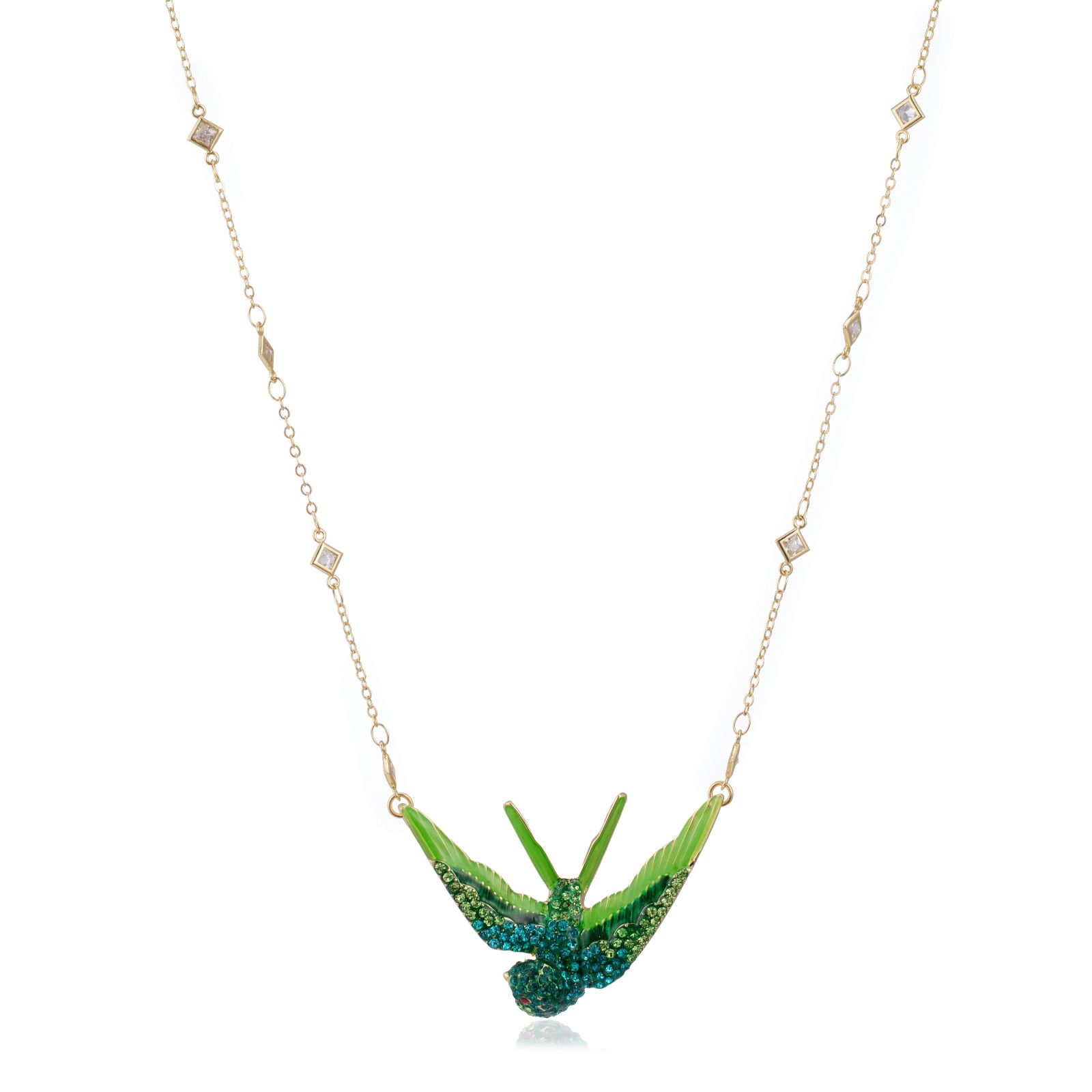 Butler & Wilson Swooping Swallow Necklace