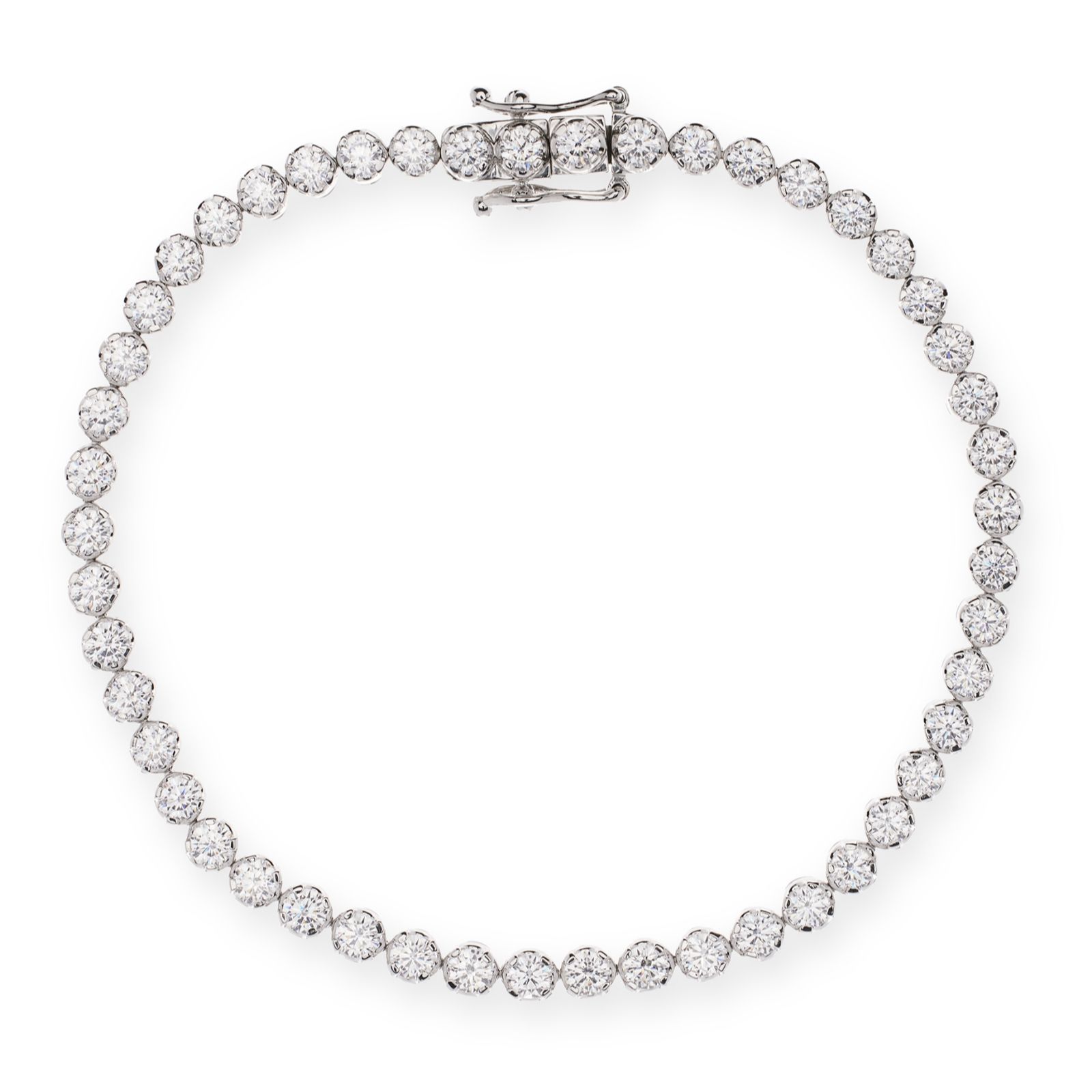 Fire Light 5ct Lab Grown Diamond Tennis Bracelet 9ct Gold