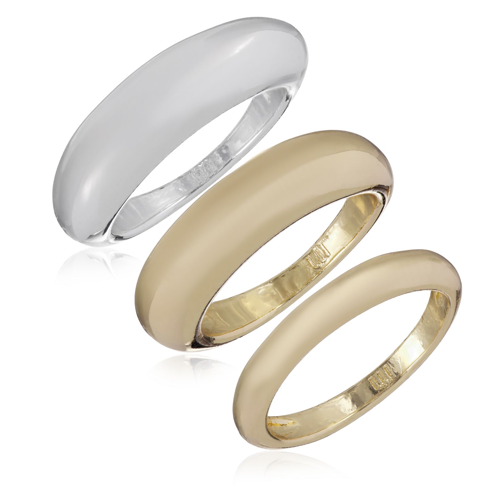 Malika Clean Band Ring Stack
