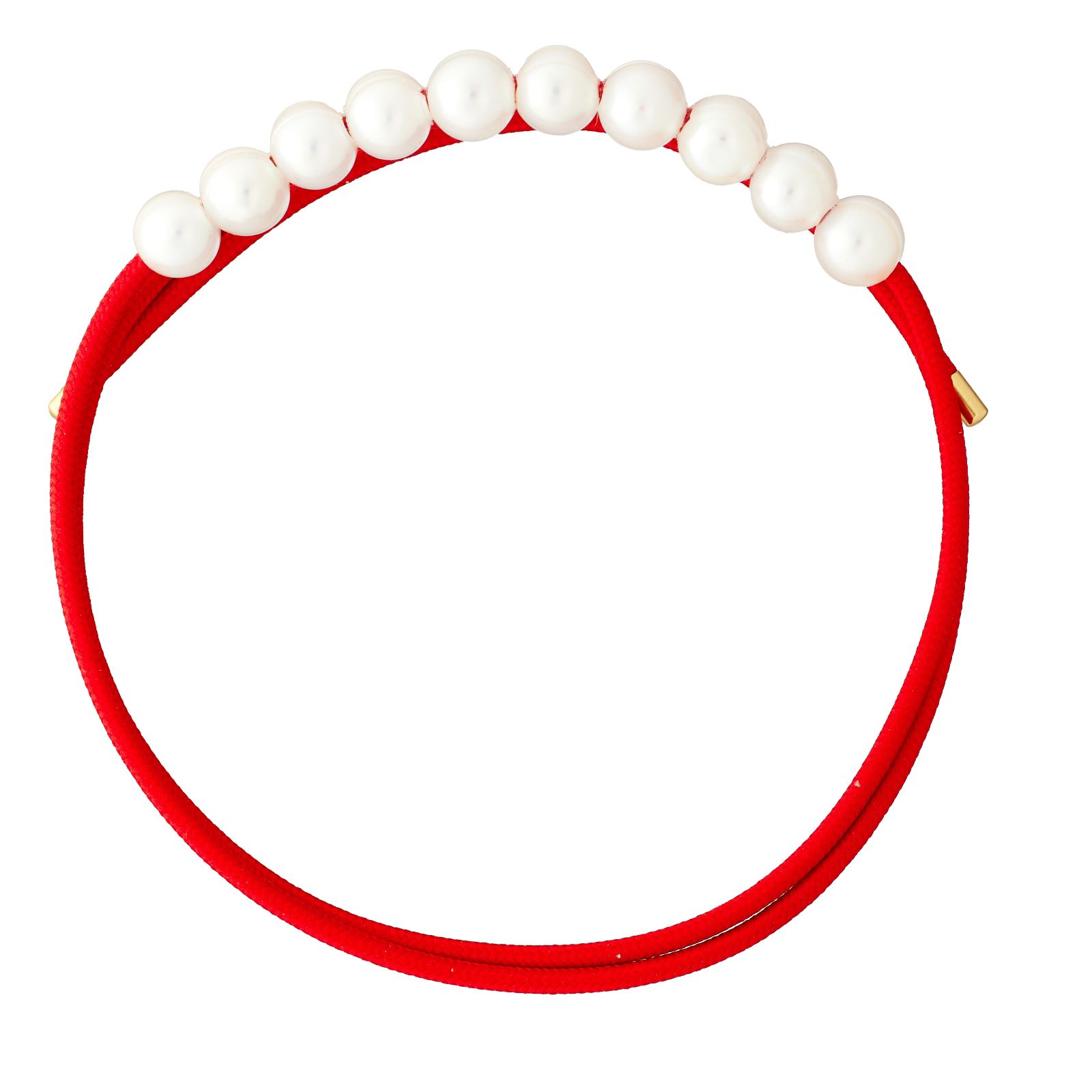 Lara Pearl 7-8mm Freshwater Pearl Cord Necklace Stainless Steel