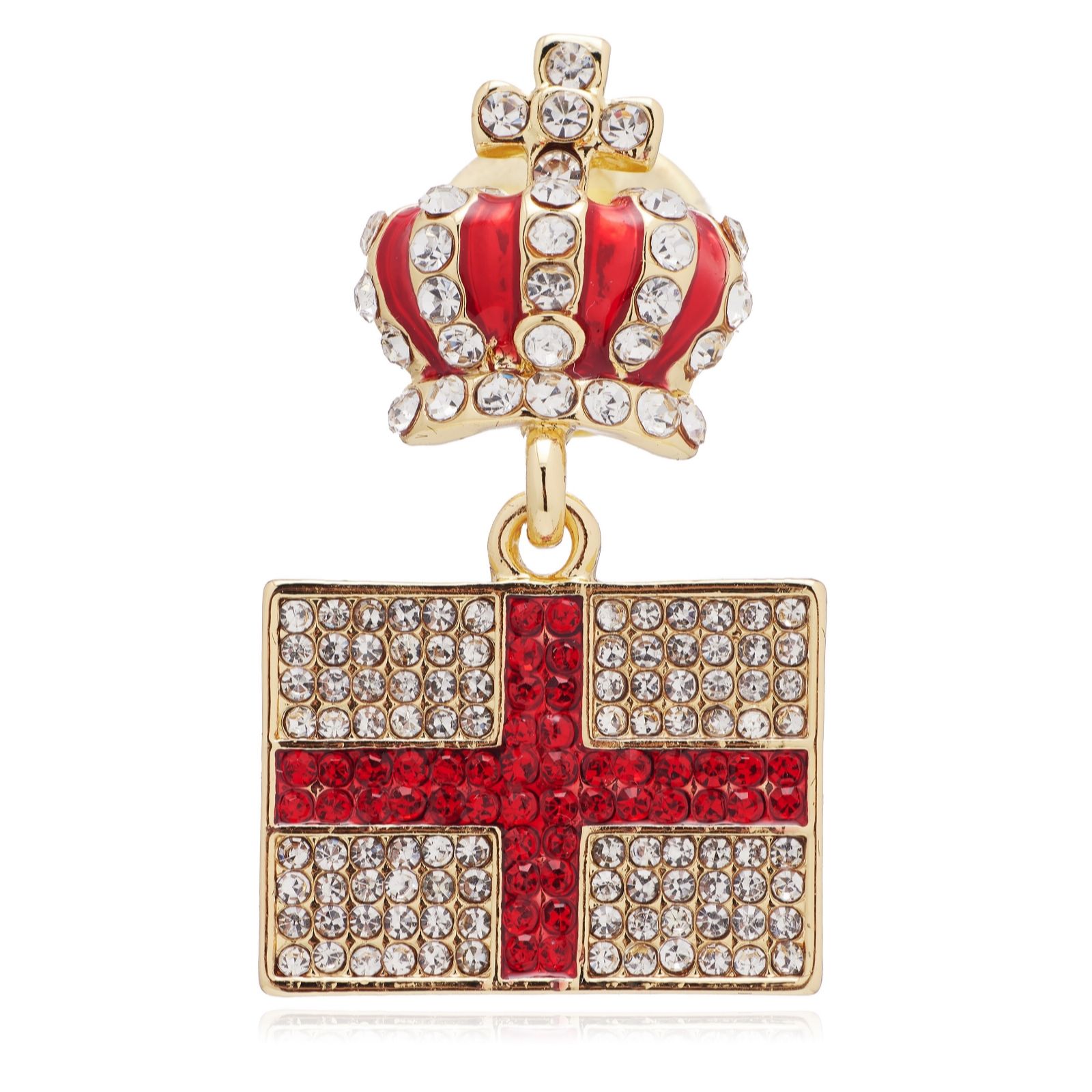 Butler & Wilson Flag Clutch Pin