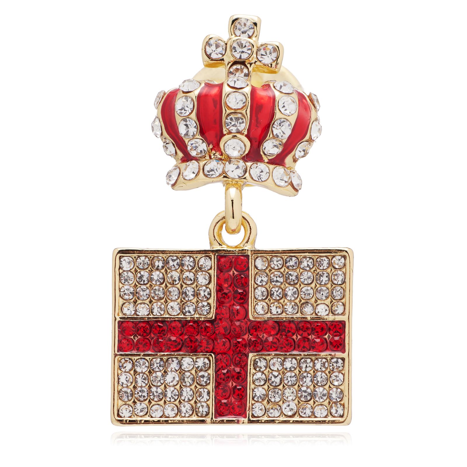 Butler & Wilson Flag Clutch Pin