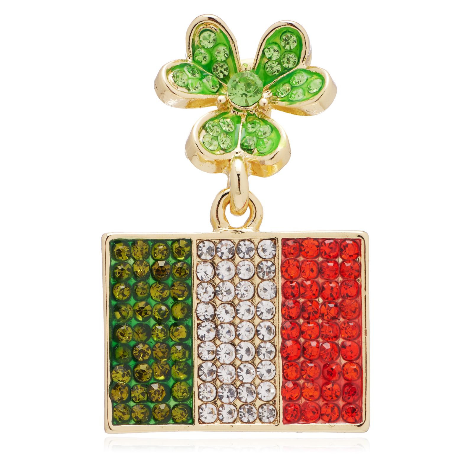 Butler & Wilson Flag Clutch Pin