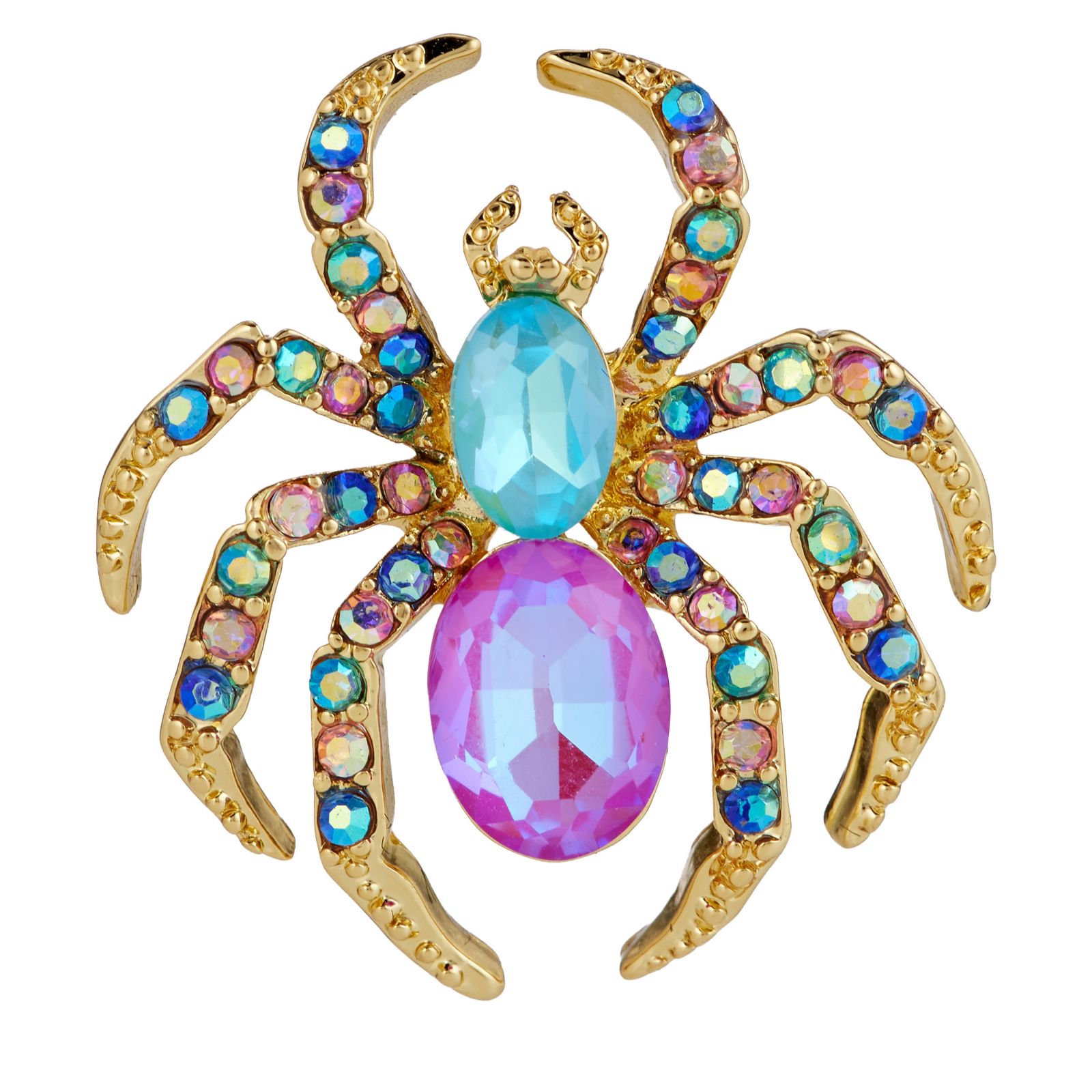 Butler & Wilson Silky Spider Clutch Pin