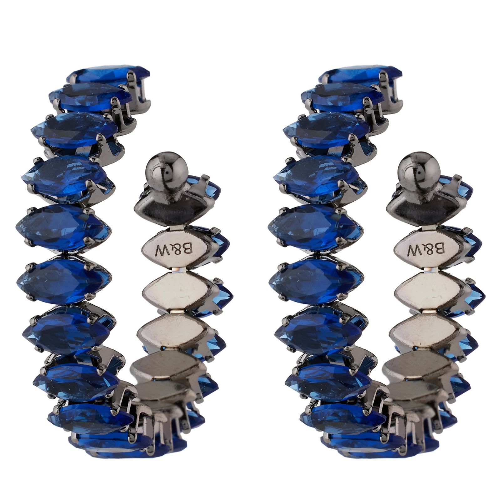 Butler & Wilson Radiant Hoop Earrings