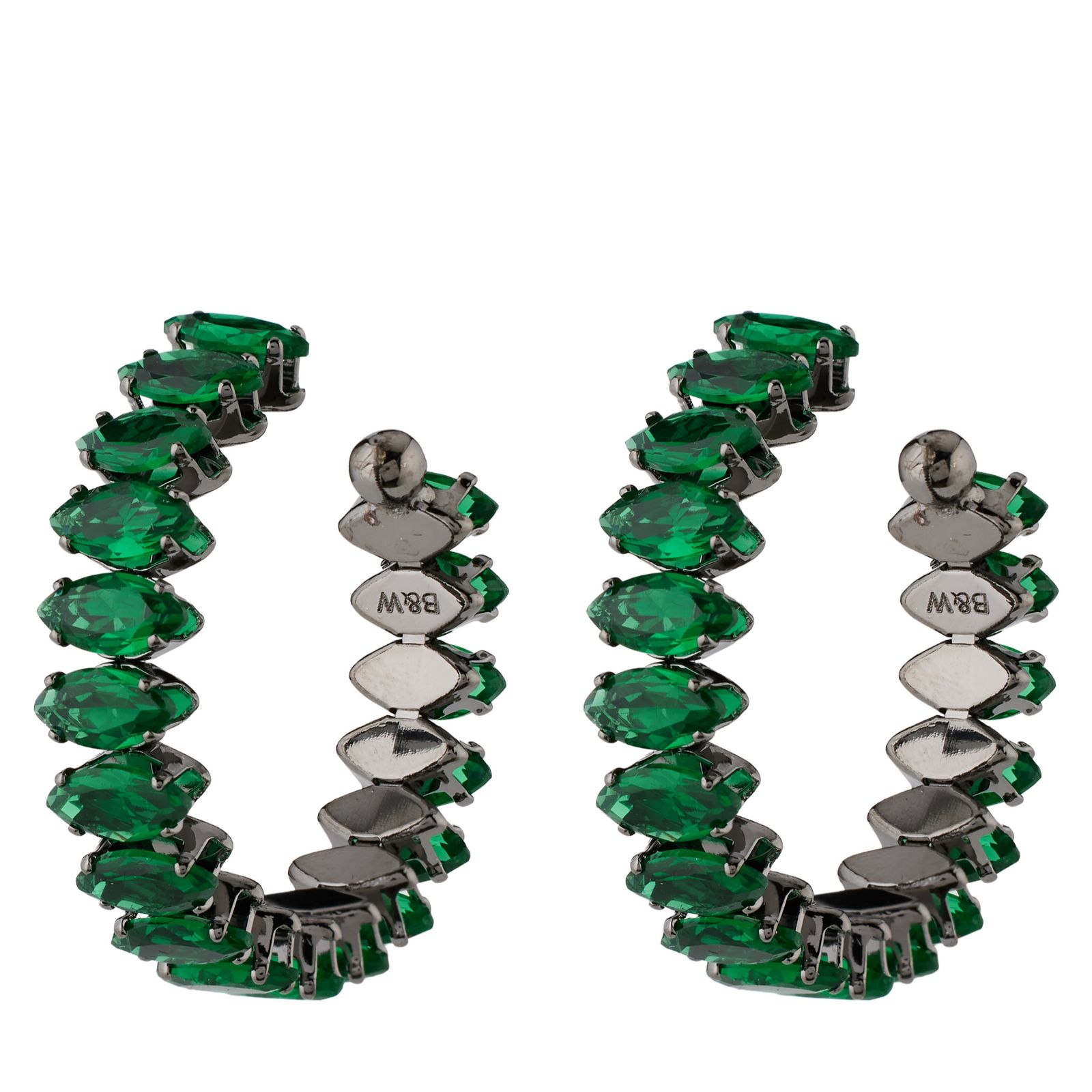 Butler & Wilson Radiant Hoop Earrings