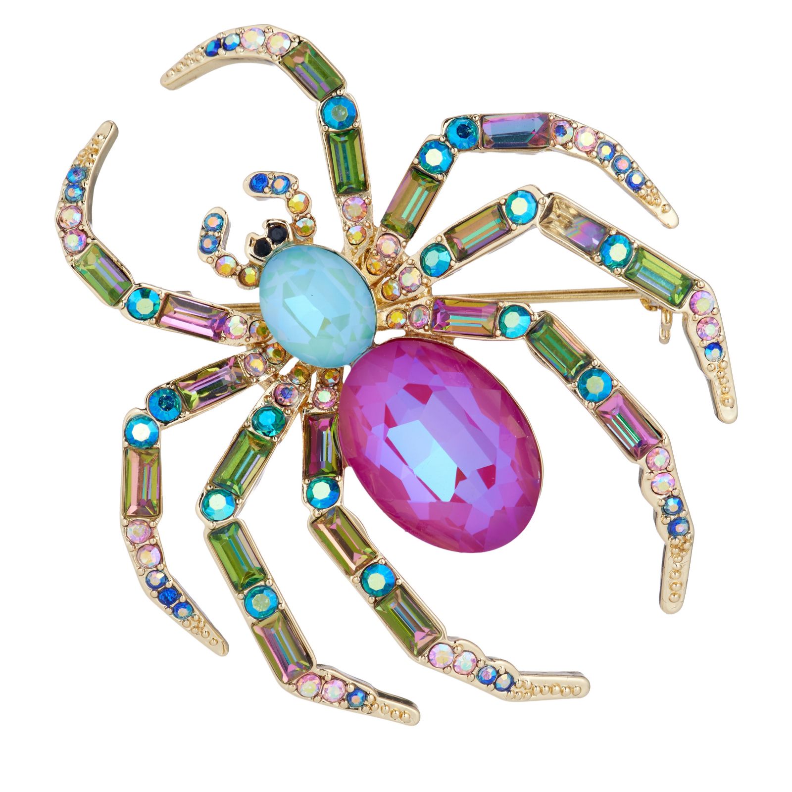 Butler & Wilson Silky Spider Brooch