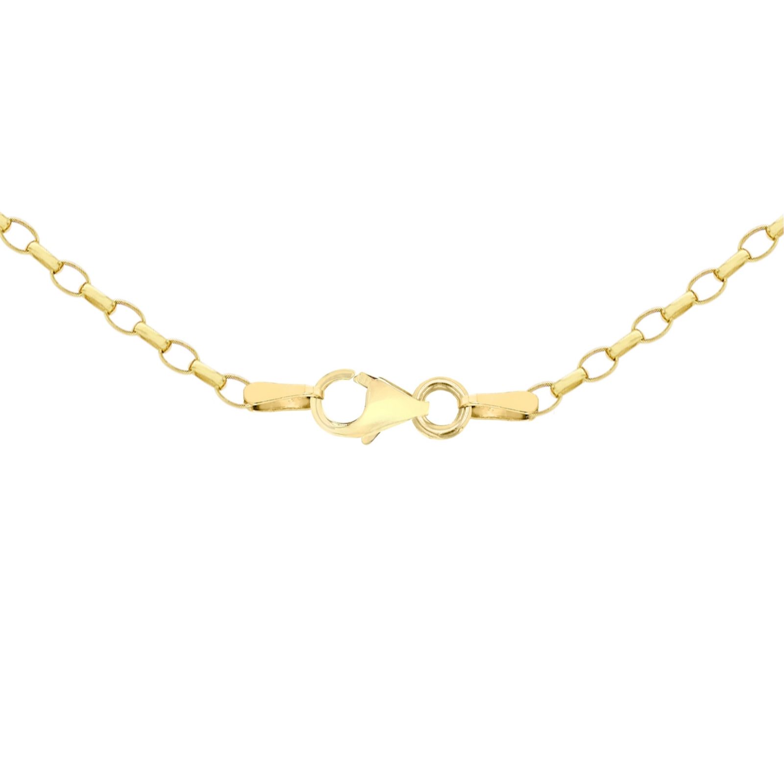 GOLD 9ct Yellow Angel Wings Charm Drop Necklace 46cm/18' 3.23g QVC UK