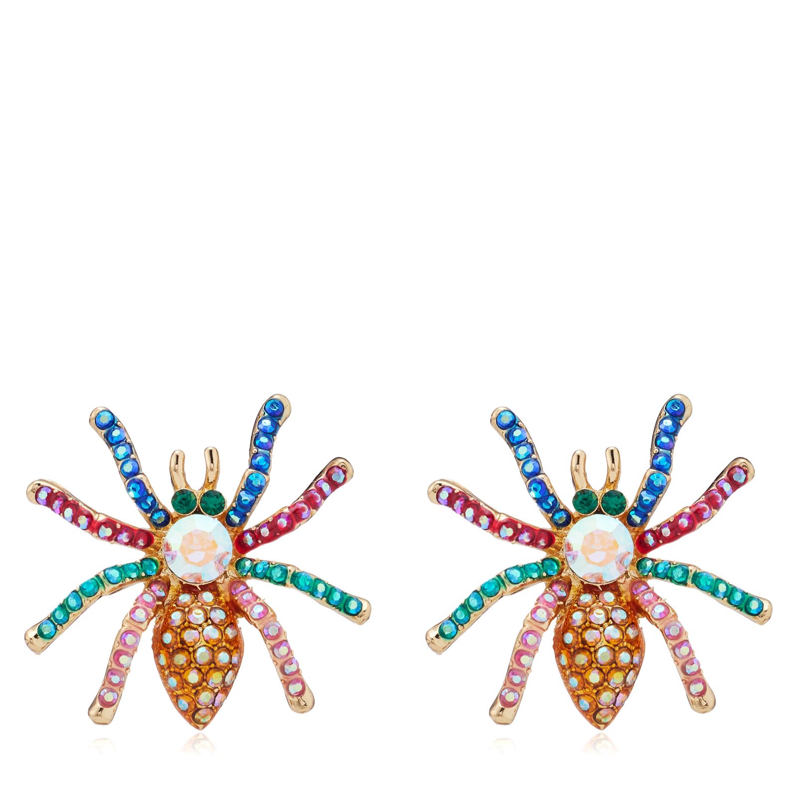 Butler & Wilson Small Spider Earrings
