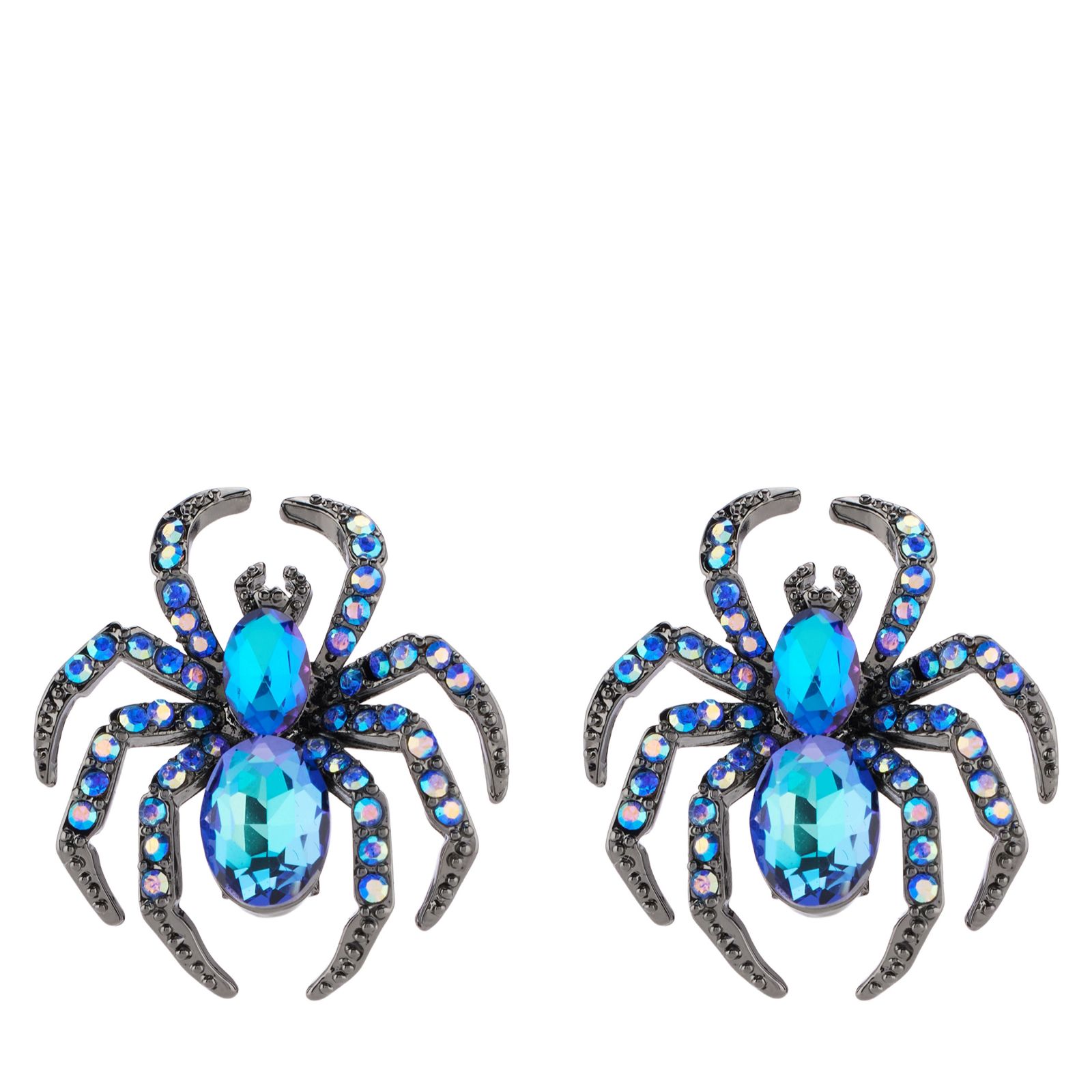 Butler & Wilson Silky Spider Earrings