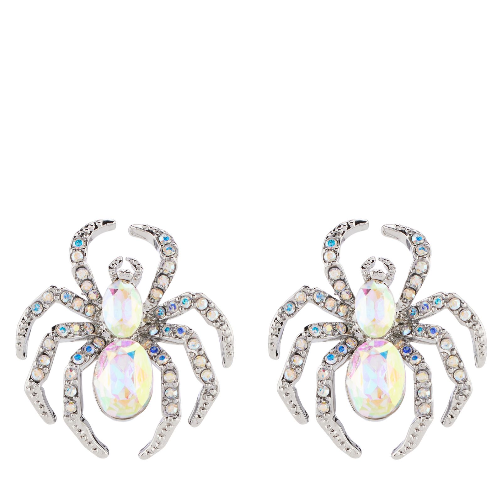 Butler & Wilson Silky Spider Earrings