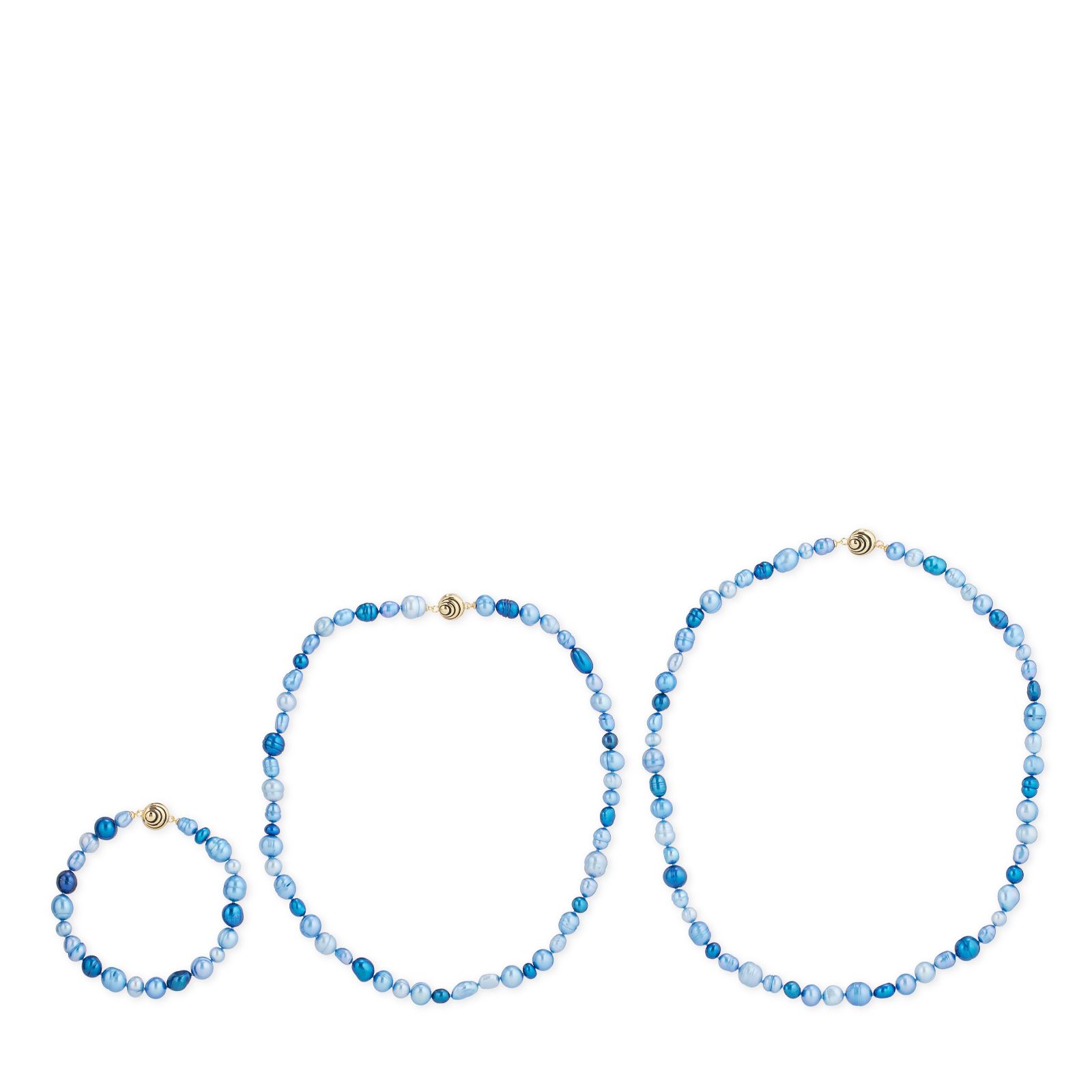 Lara Pearl 5-9mm Pearl Pourri Interchangeable Necklace and Bracelet Set