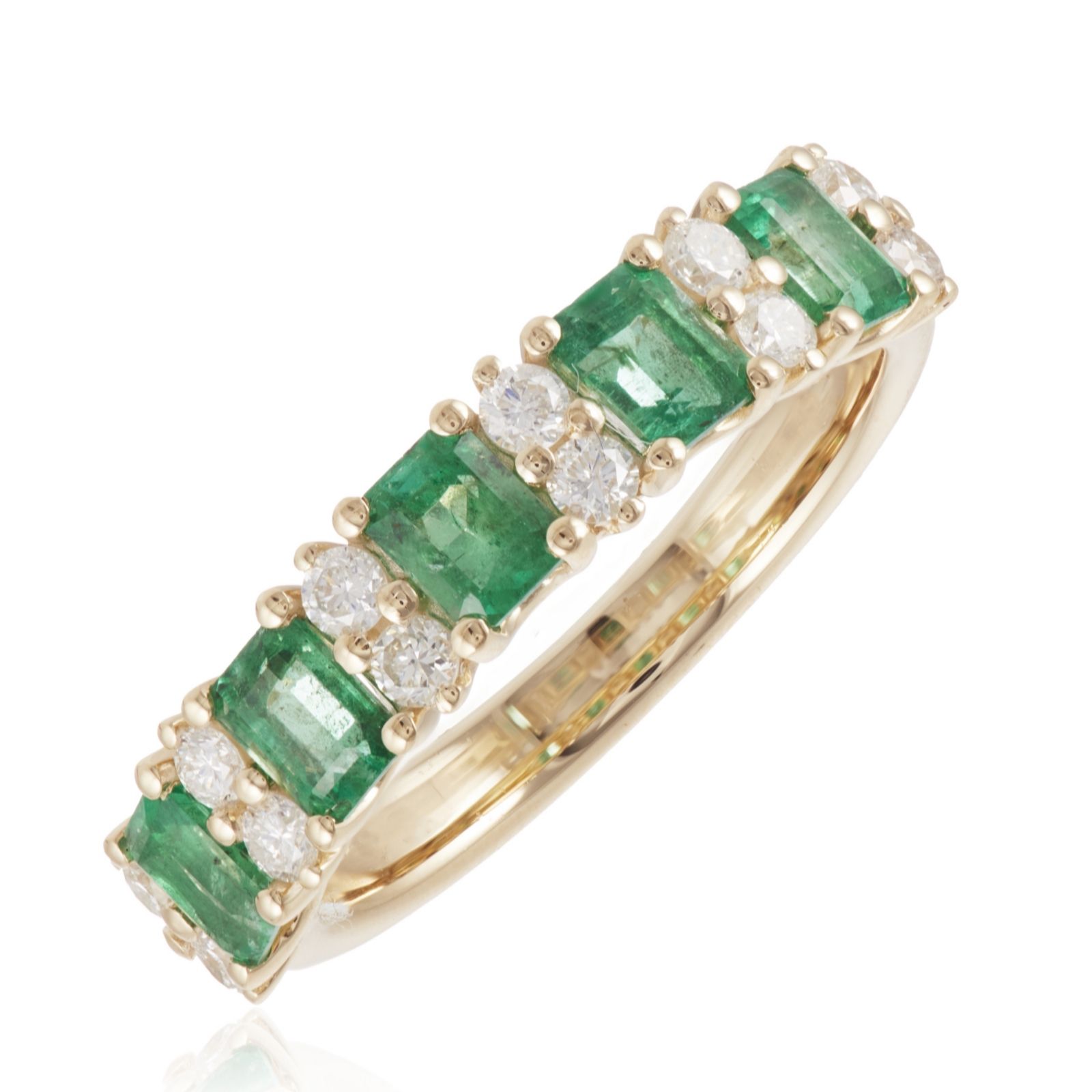 Emerald stone sale band