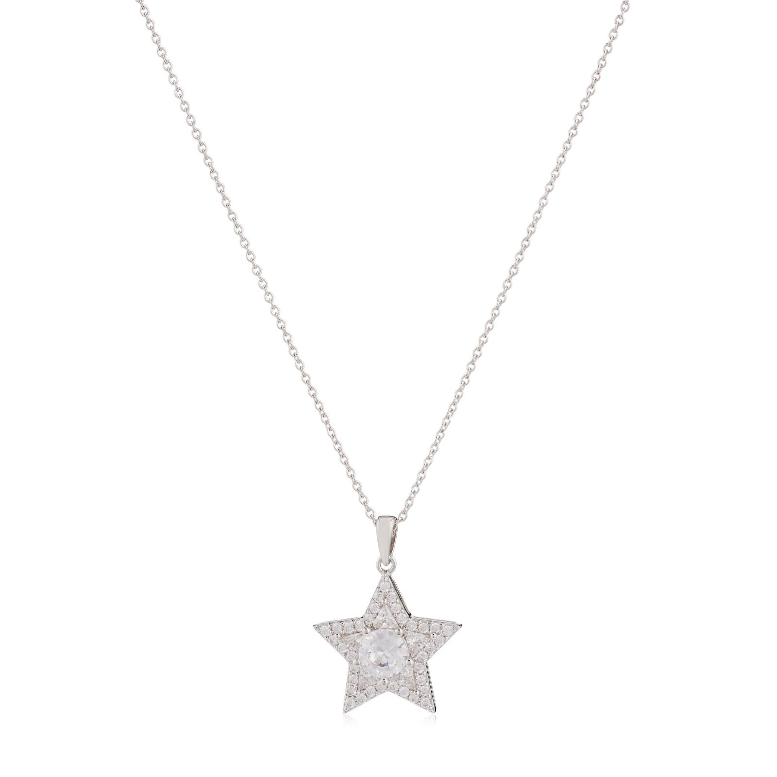 Butler & Wilson Sparkling Star Pendant Necklace
