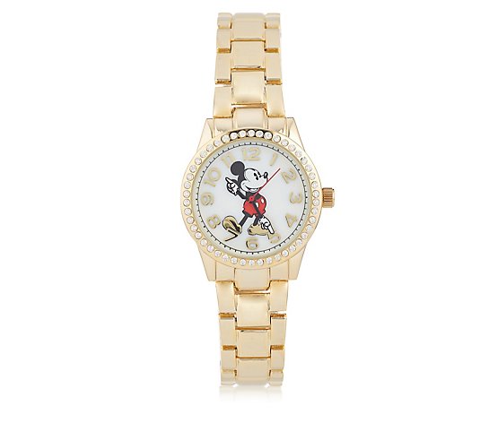 Diamonique 2ct tw Disney Mickey Mouse Watch