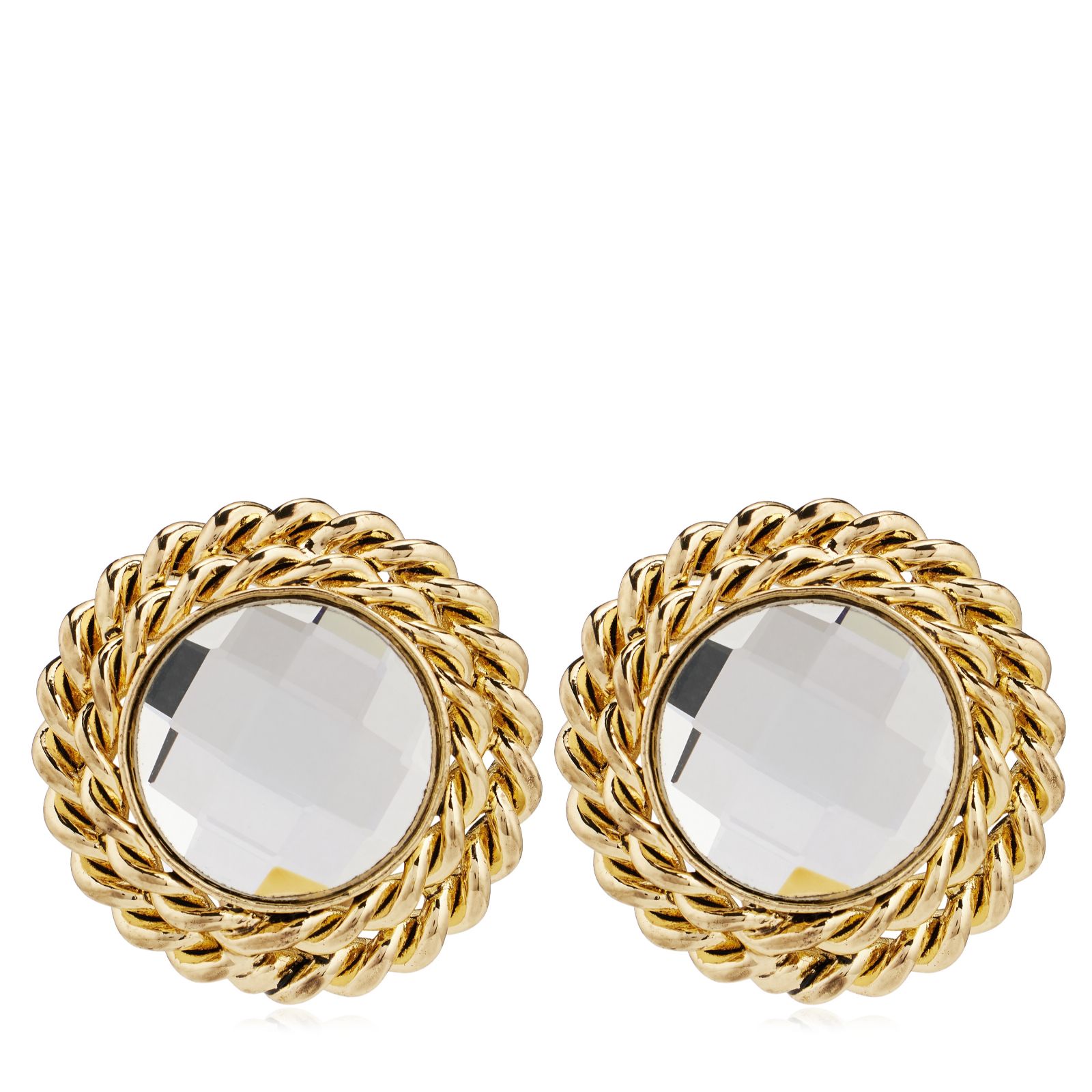 Butler & Wilson French Style Clip on Earrings
