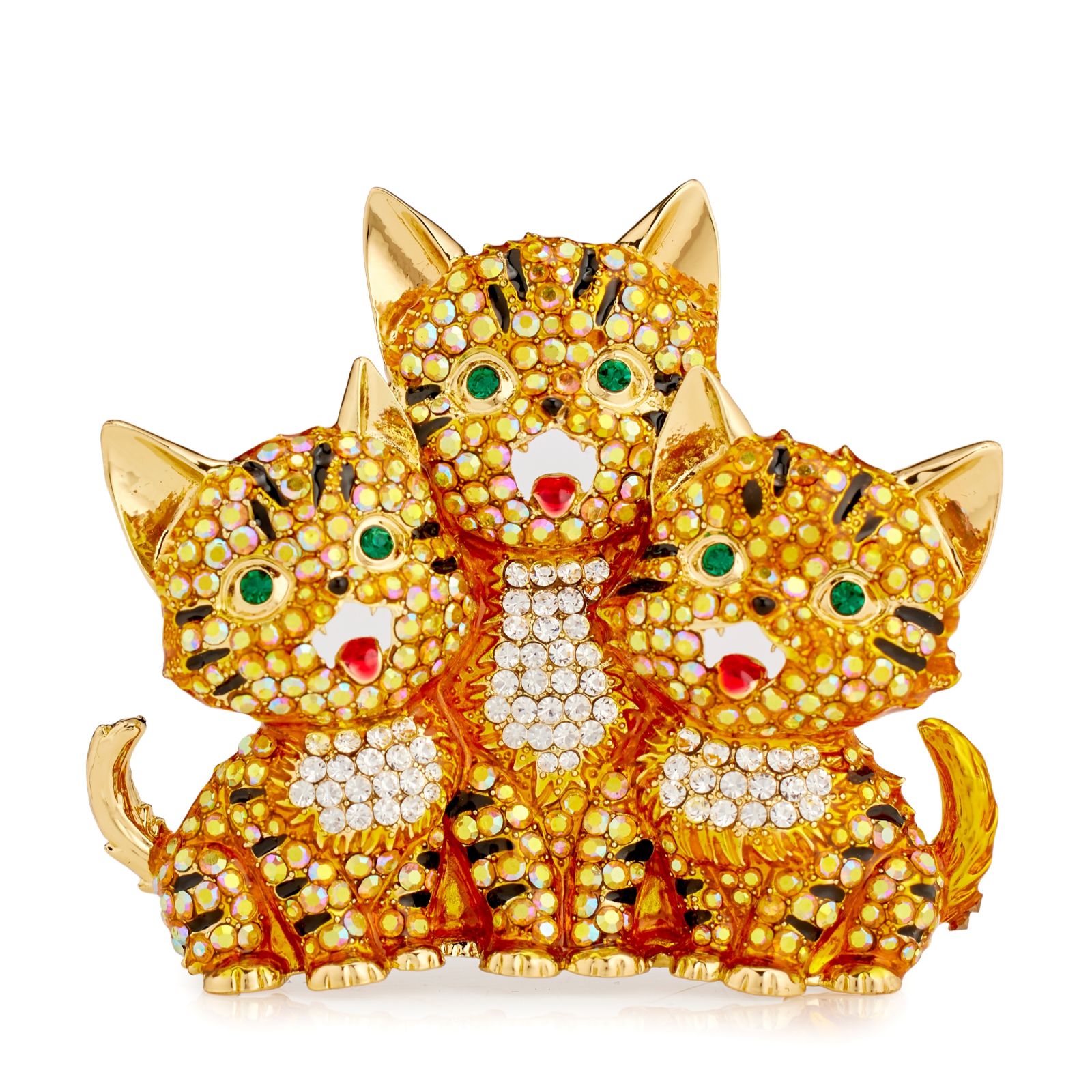 Butler & Wilson Cat Choir Brooch