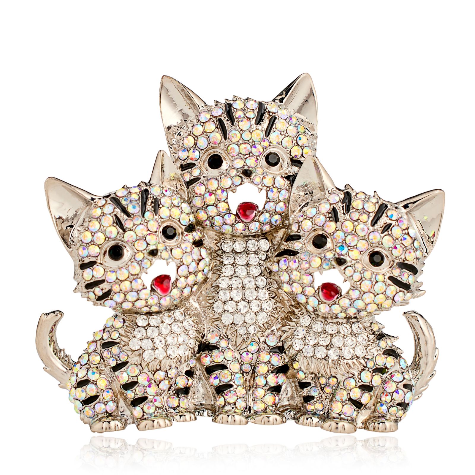 Butler & Wilson Cat Choir Brooch