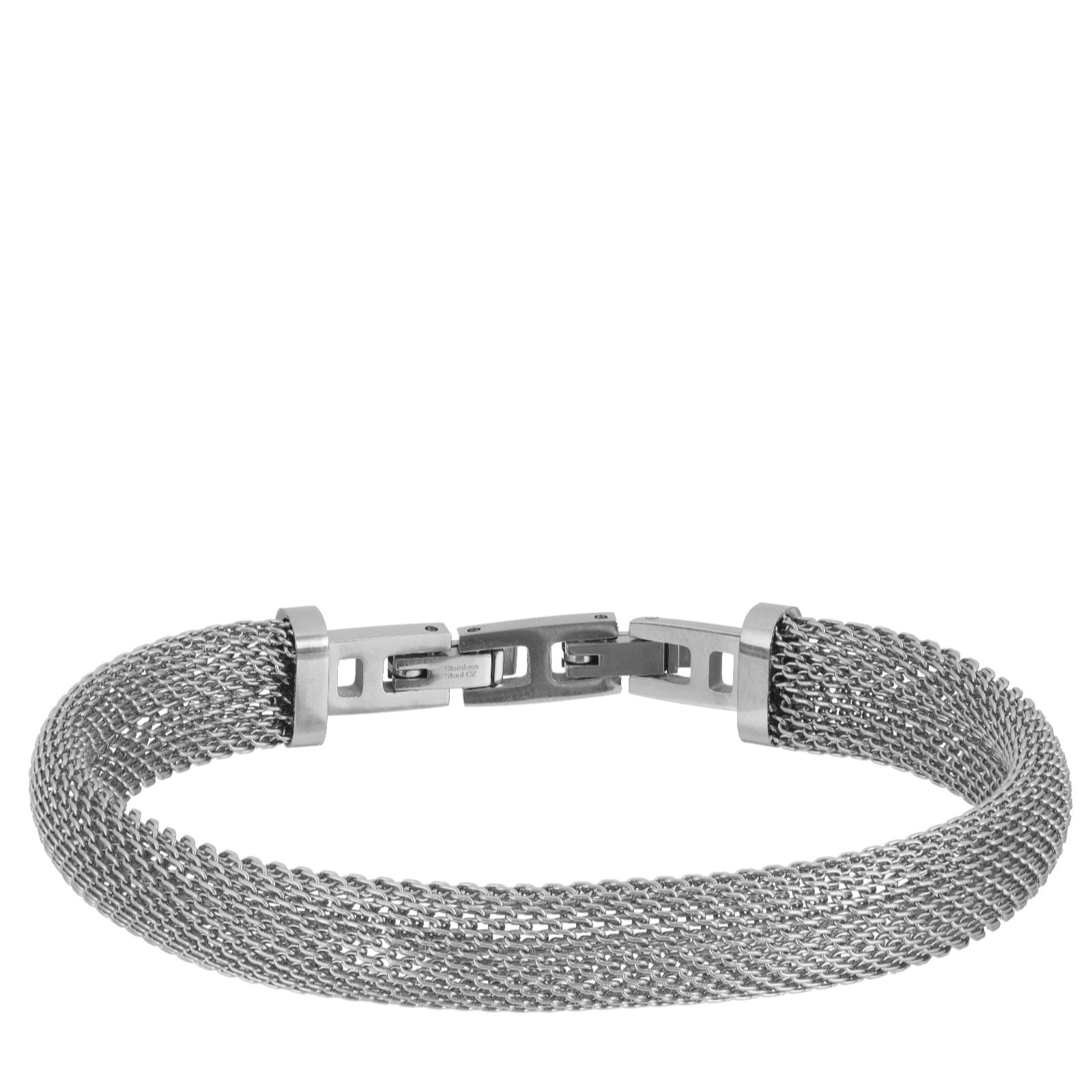Steel by Diamonique Mesh Bracelet Stainless Steel