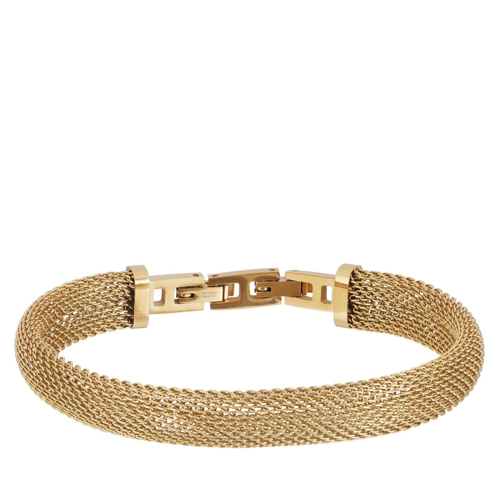 Steel by Diamonique Mesh Bracelet Stainless Steel