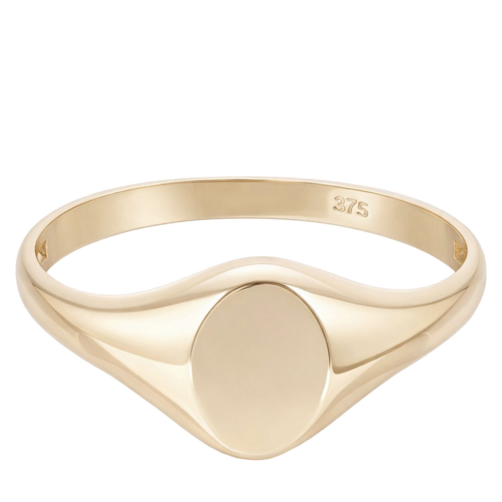 GOLD 9ct Gold Signet Motif Ring