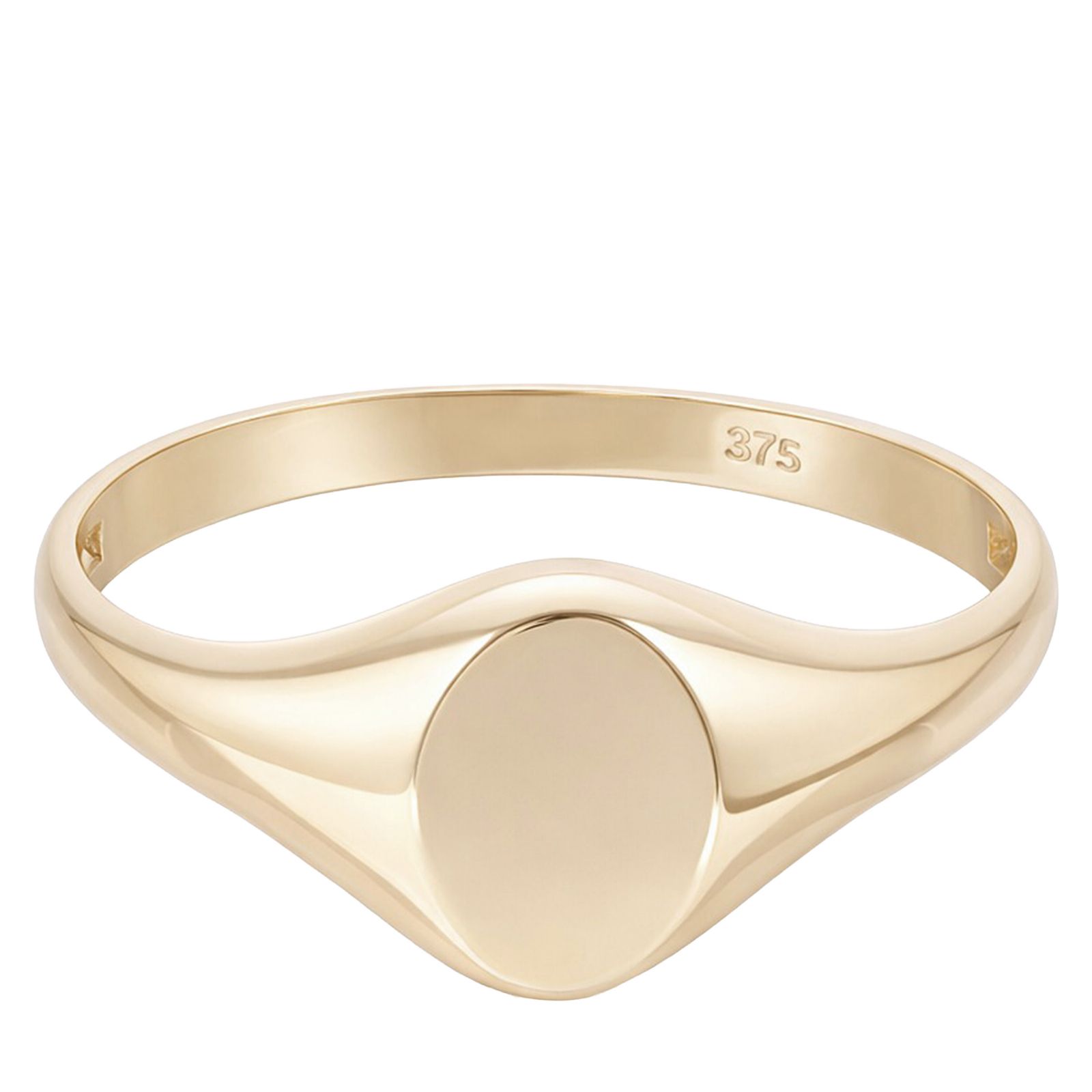 GOLD 9ct Gold Signet Motif Ring