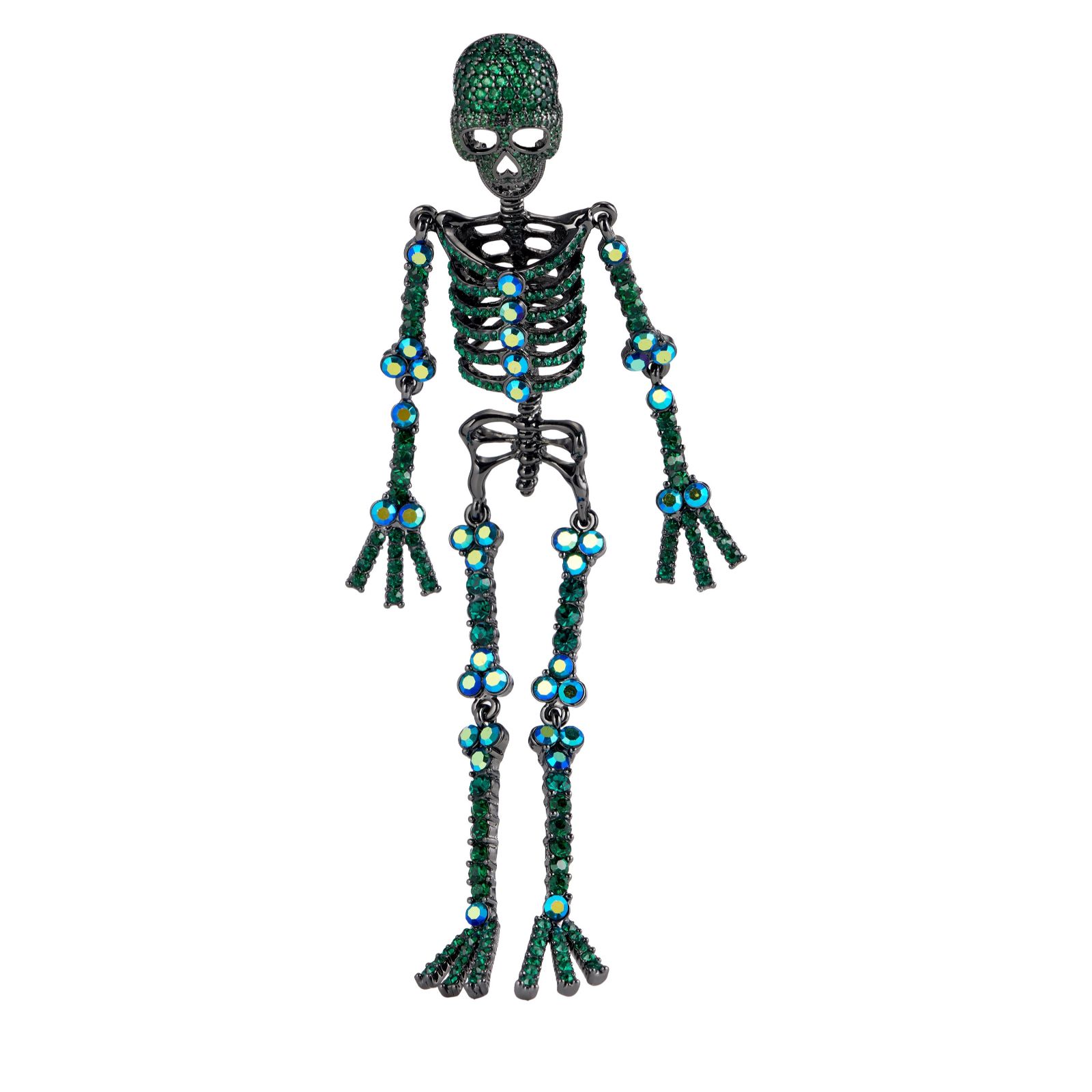 Butler & Wilson Articulated Skeleton Brooch