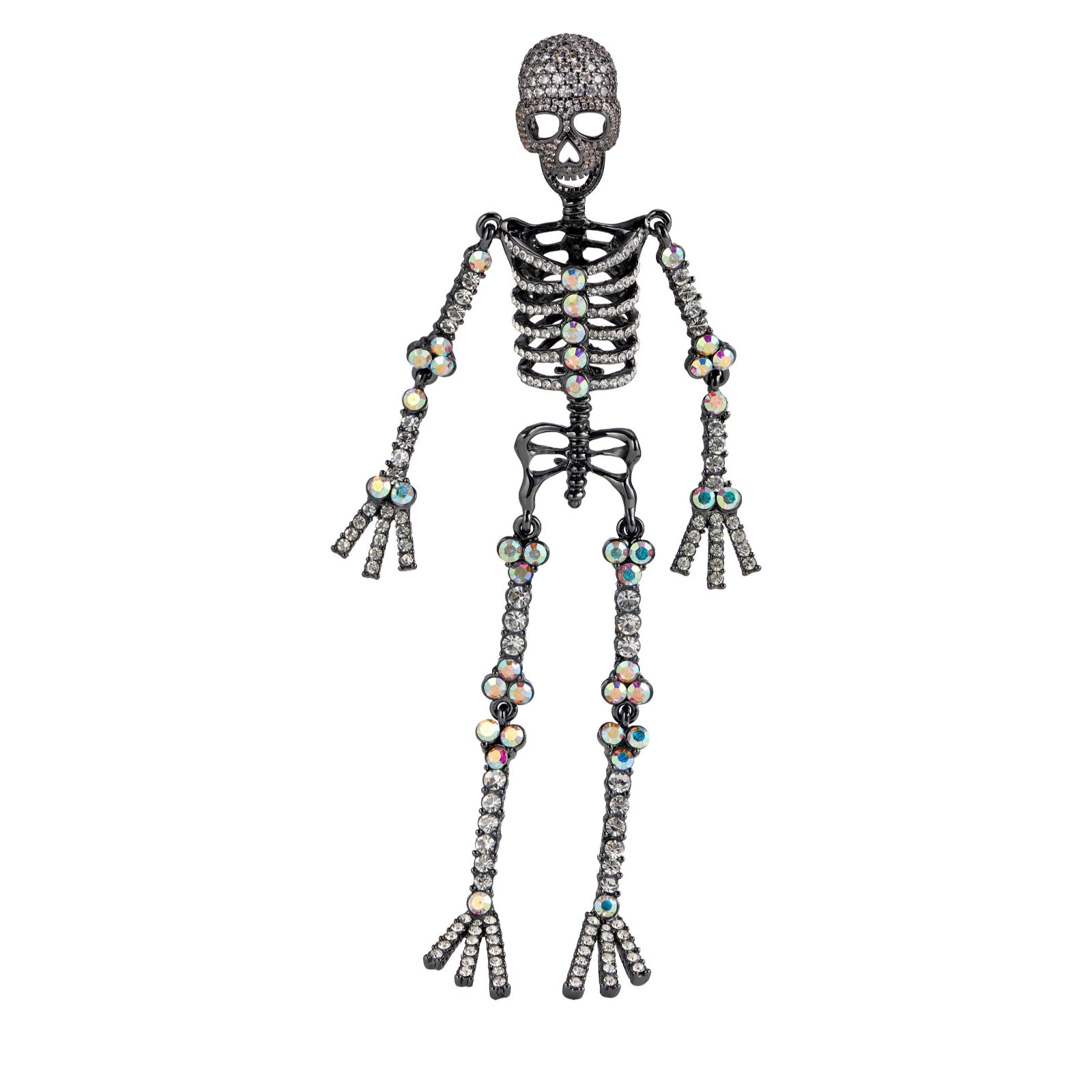 Butler & Wilson Articulated Skeleton Brooch