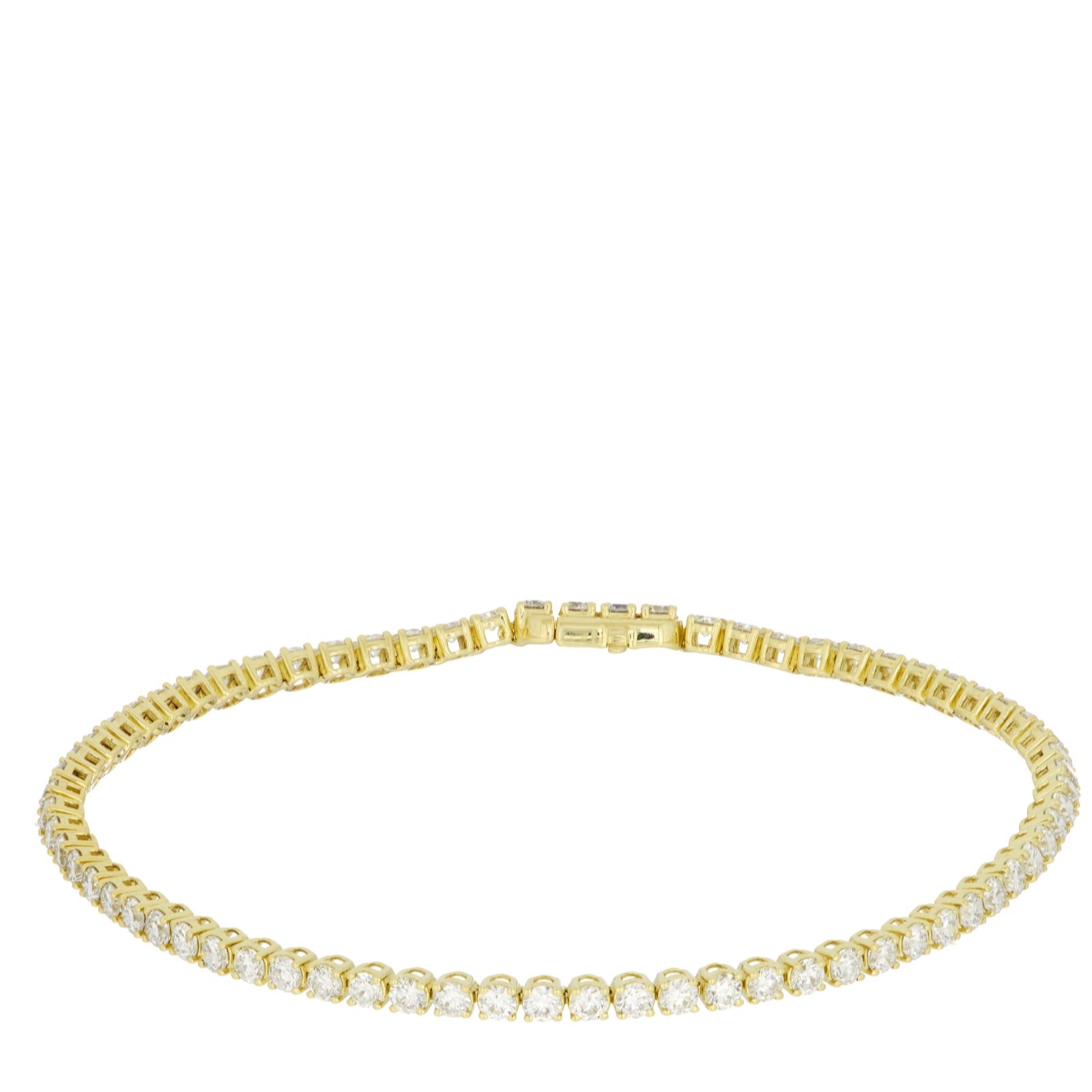 Fire Light 3ct Lab Grown Diamond Tennis Bracelet 9ct Gold