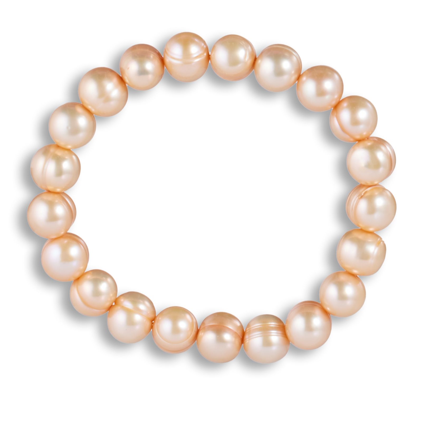 Lara Pearl 9mm Potato Pearl Stretch Bracelet