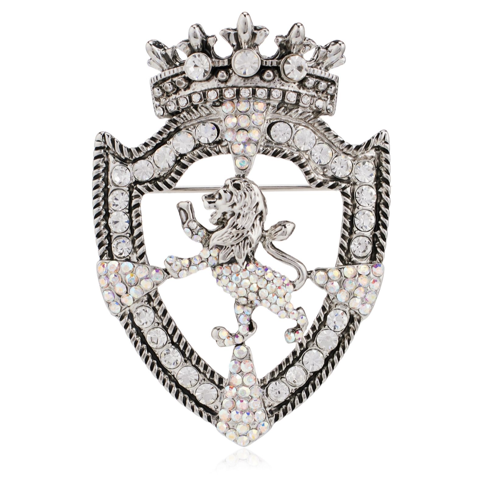Butler & Wilson Royal Shield Brooch