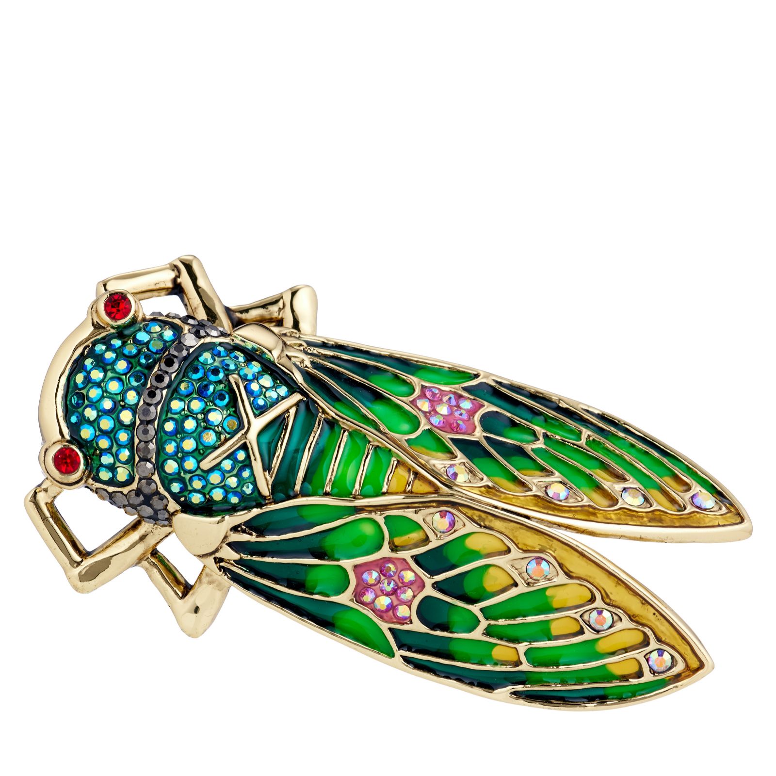 Butler & Wilson Bejewelled Cicada Brooch