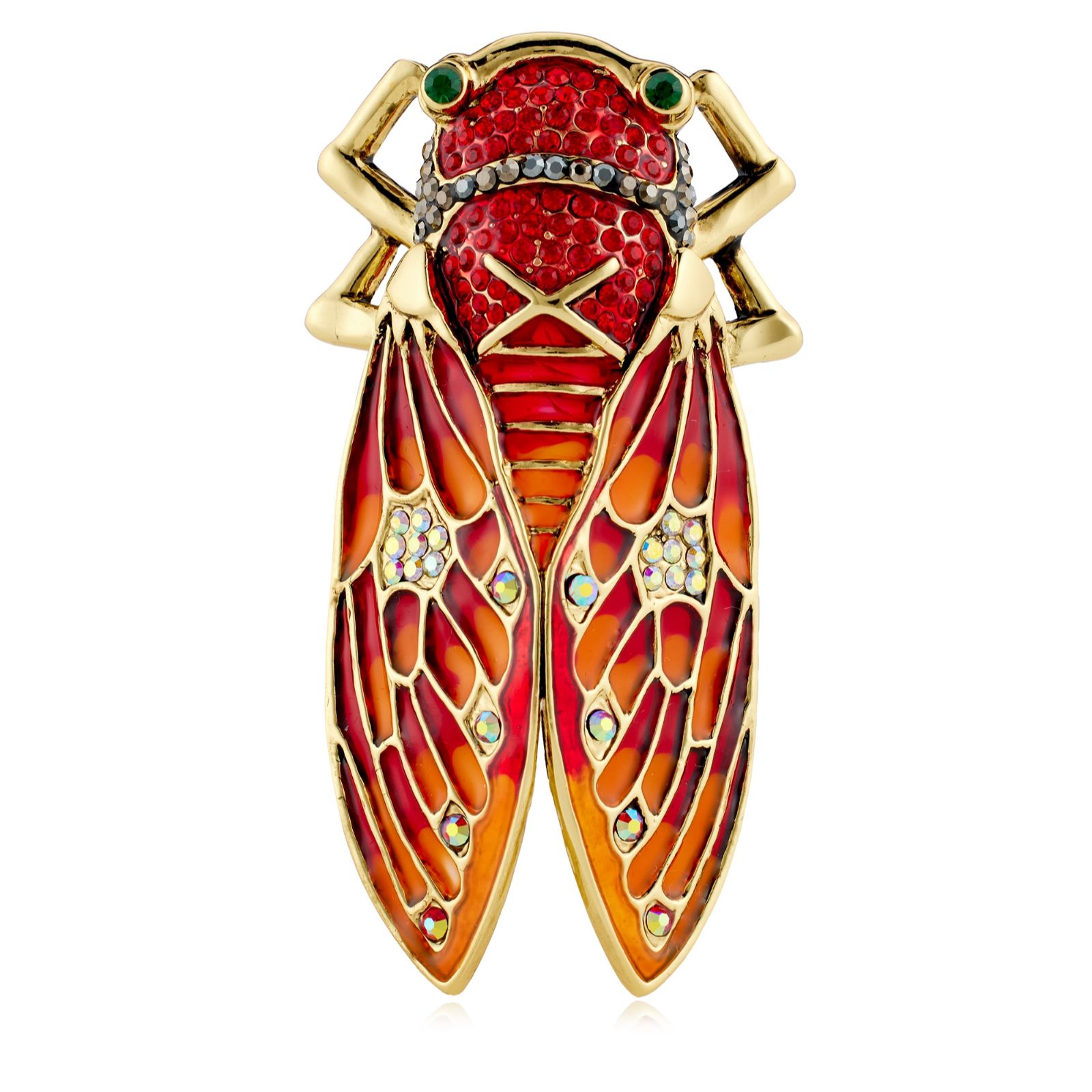 Butler & Wilson Bejewelled Cicada Brooch