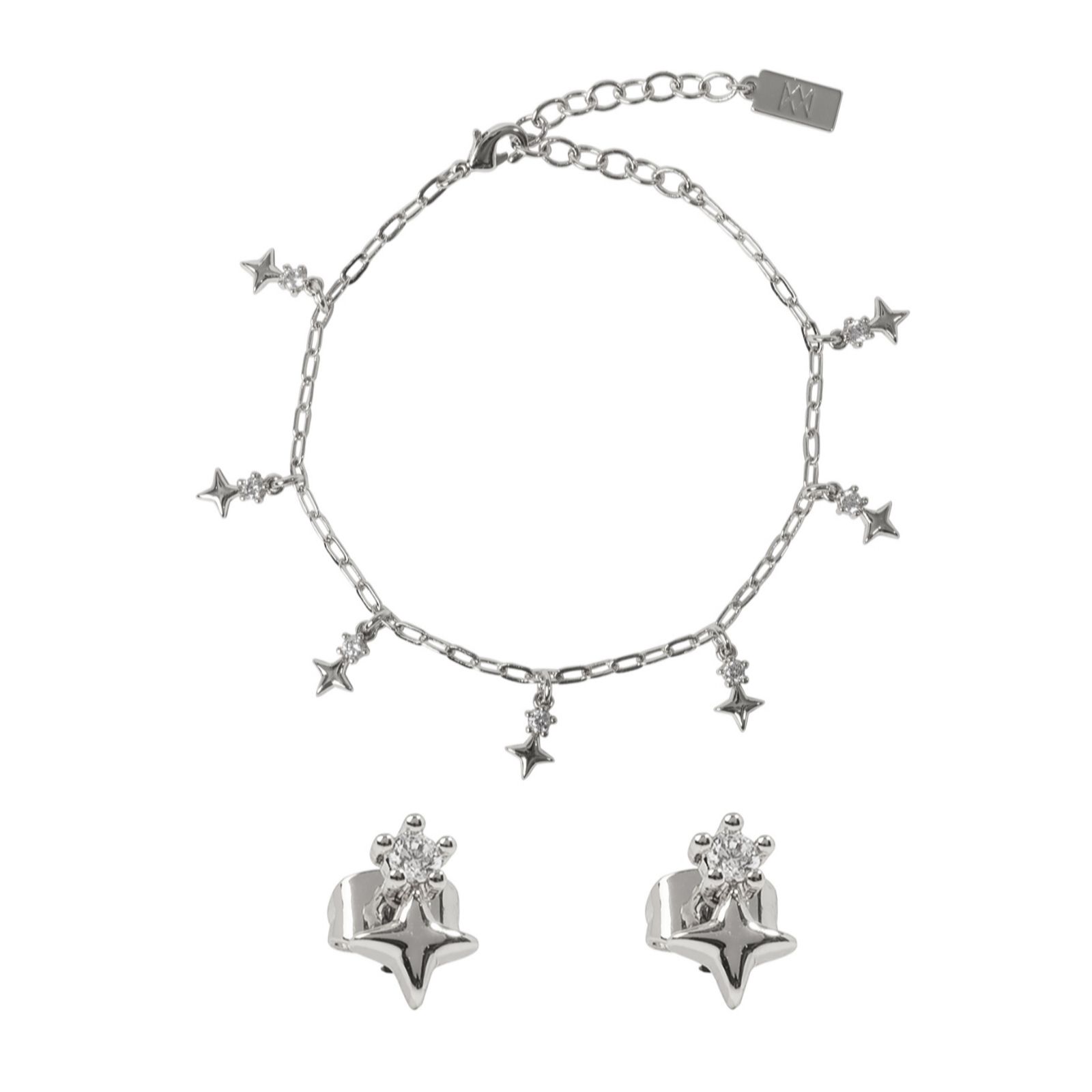 Tess Daly My Jewellery List Star Earring and Bracelet Set