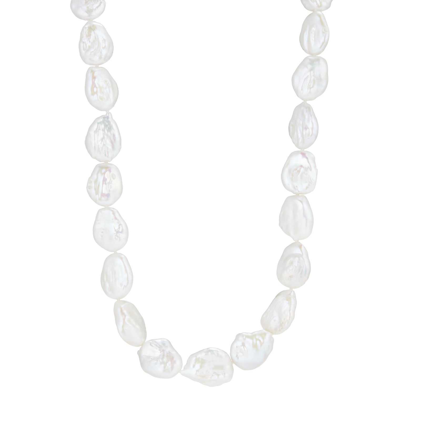 Lara Pearl Private Reserve 16mm Rock Keshi Pearl Necklace Sterling Silver