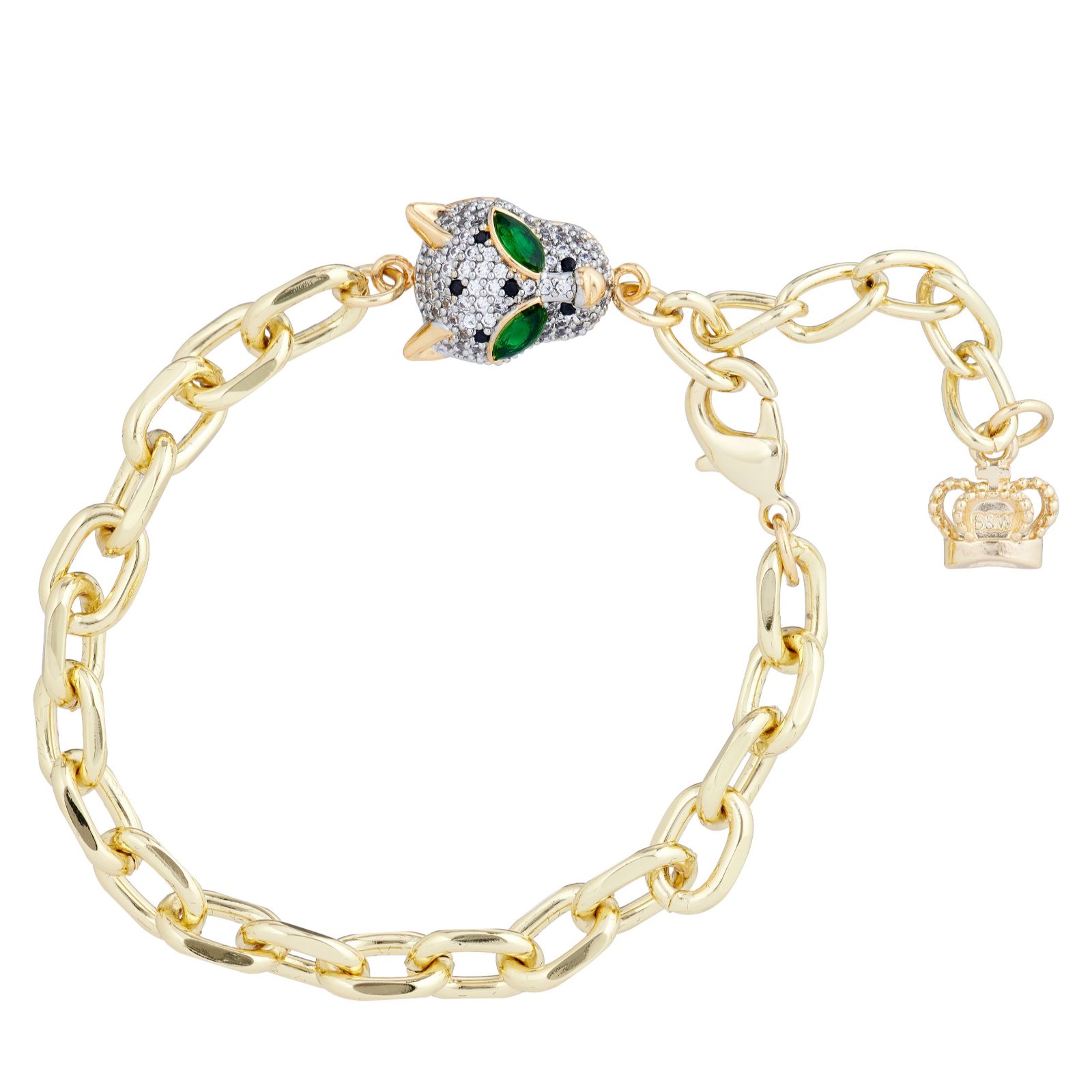 Butler & Wilson Leopard Pendant Bracelet