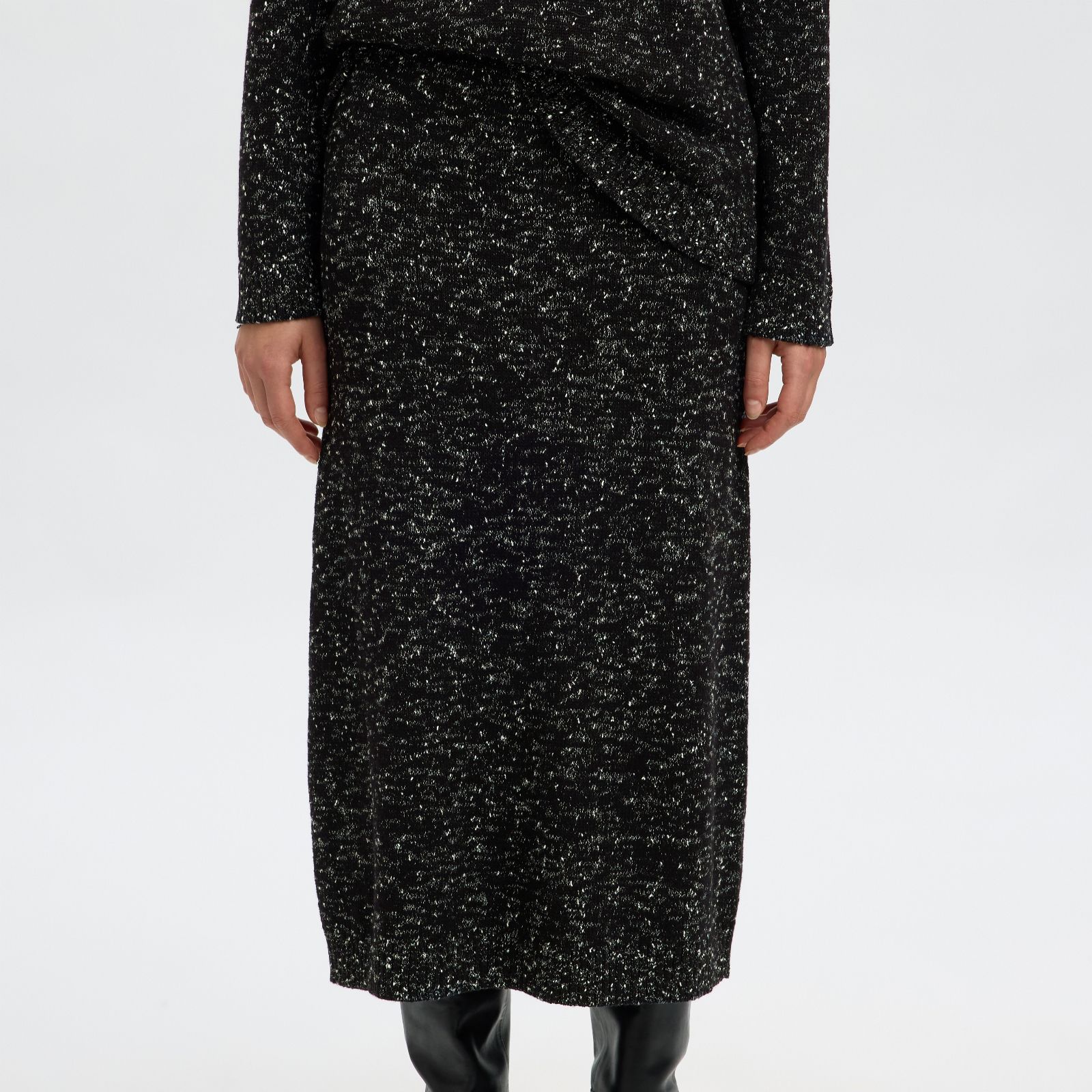 Selected Femme Aria Knitted Midi Skirt